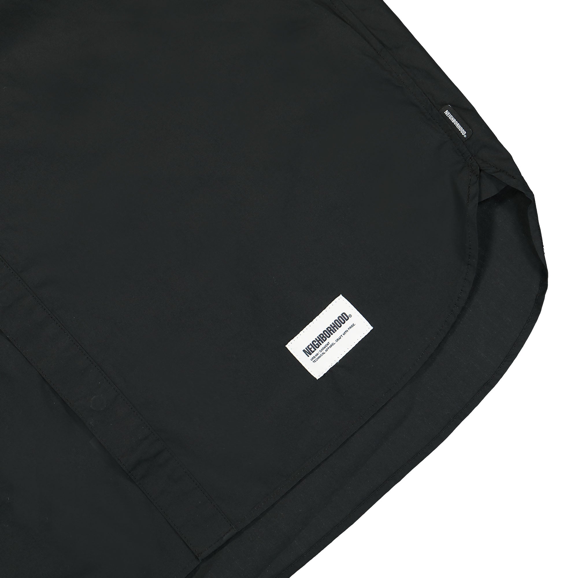 Neighborhood Bandcollar LS Shirt Black Shirts Detailfoto | Overkill