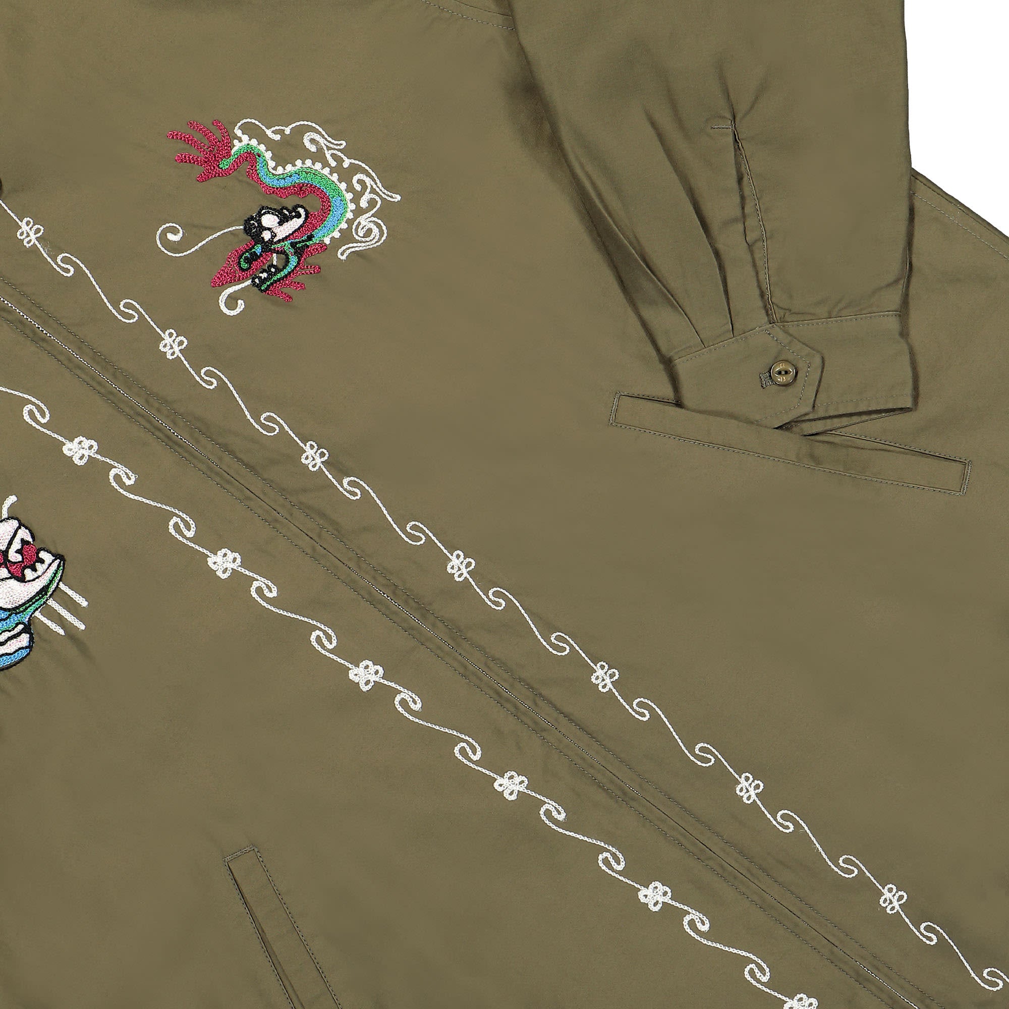 Neighborhood Souvenir LS Shirt Olive Drab Shirts Detailfoto | Overkill