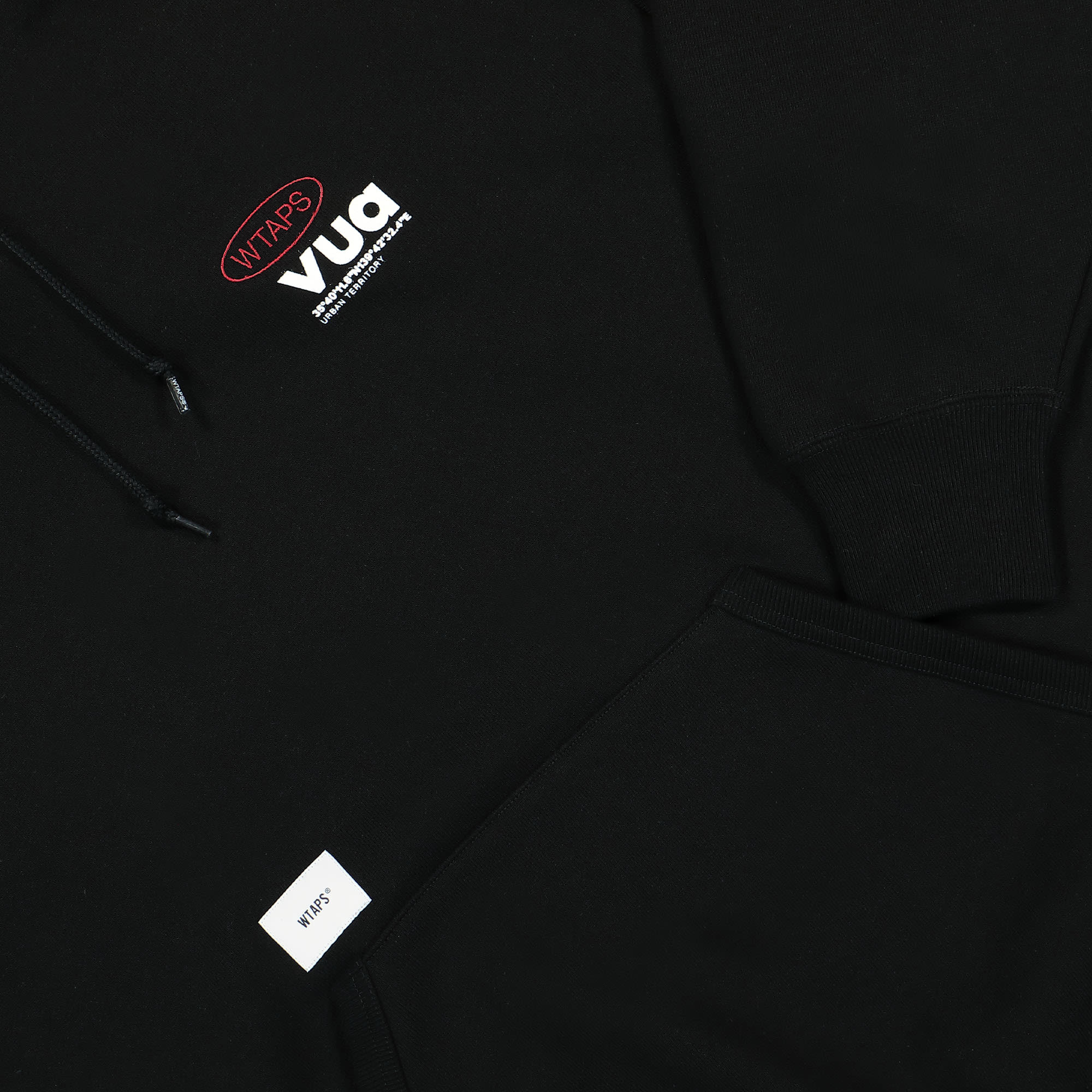 WTAPS OBJ 01 Protect Hoody Black Hoodies Detailfoto | Overkill