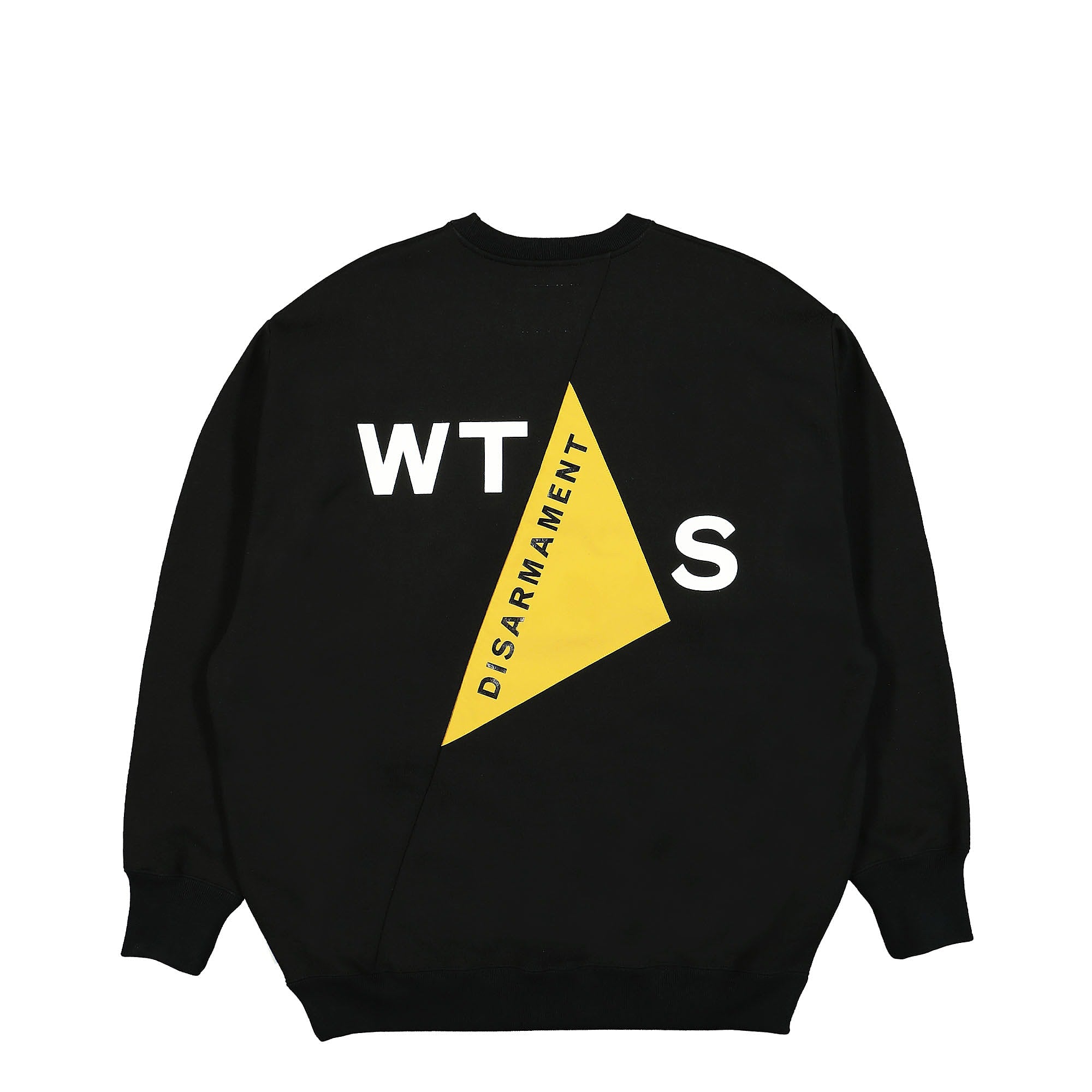 WTAPS Obj 01 / Sweater / Cotton. Beak Black Sweatshirts Close-up | Overkill