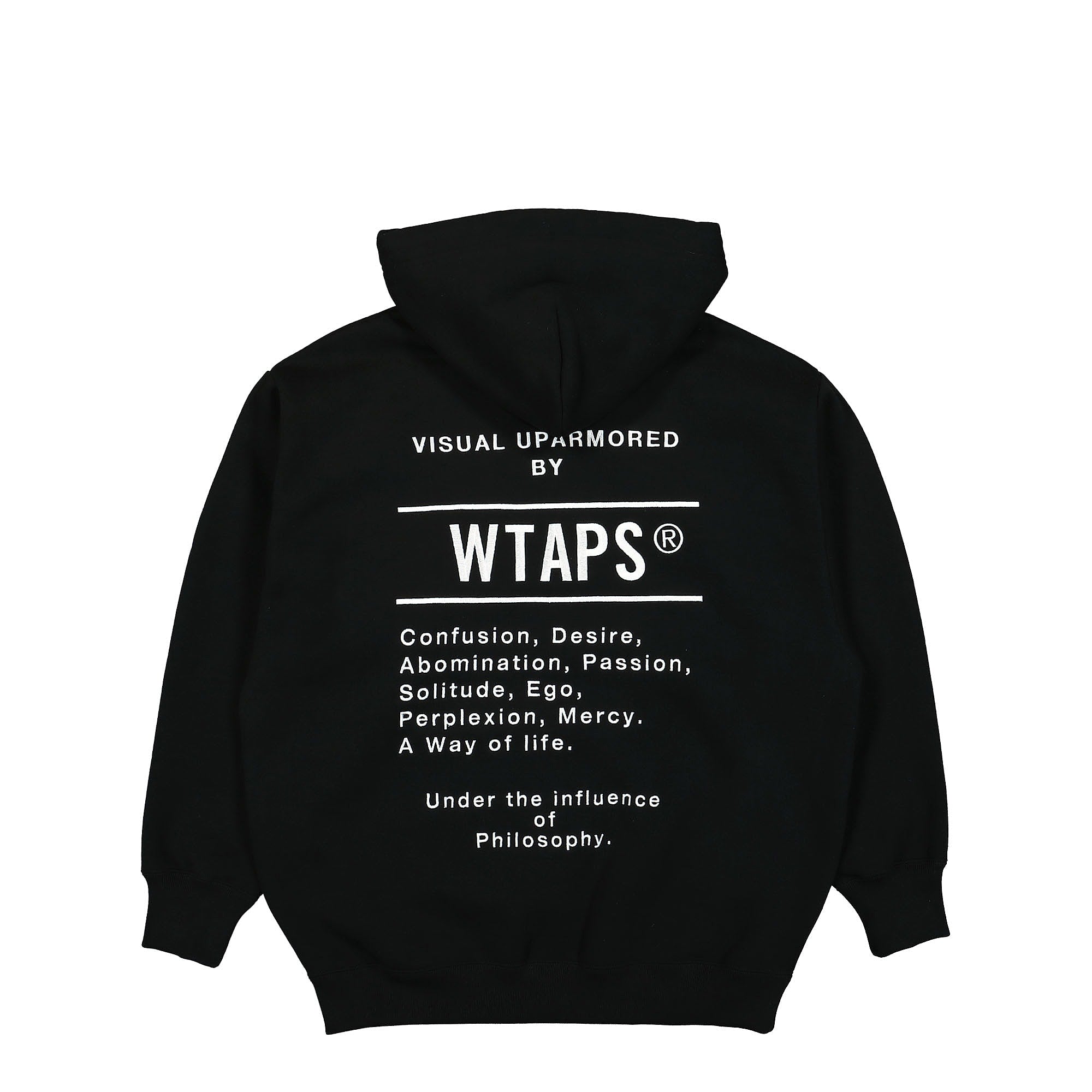 WTAPS Obj 06 / Hoody / Cotton. Containing Black Hoodies Close-up | Overkill