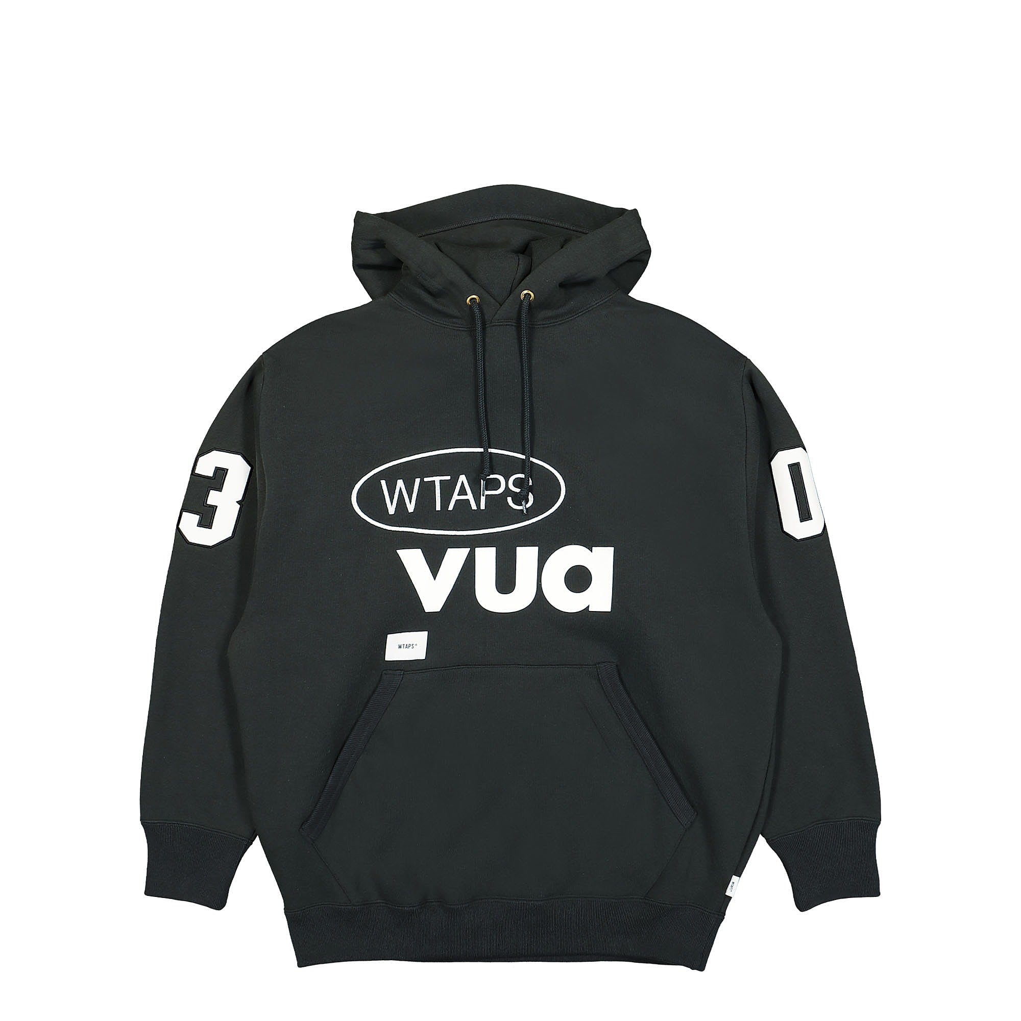WTAPS Obj 02 / Hoody / Cotton. Protect Black Hoodies 232ATDT-CSM29 / Black | Overkill