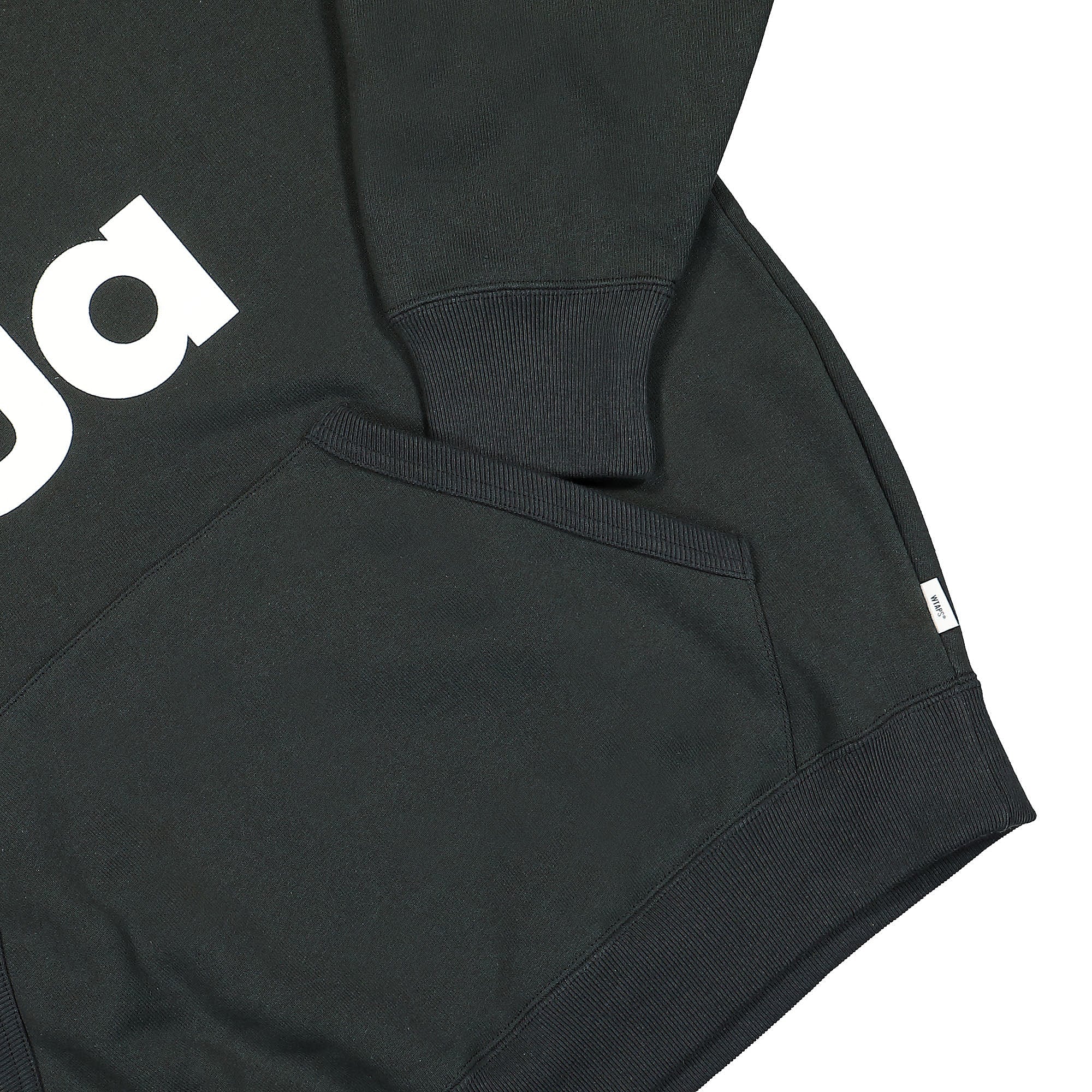 WTAPS Obj 02 / Hoody / Cotton. Protect Black Hoodies Detailfoto | Overkill