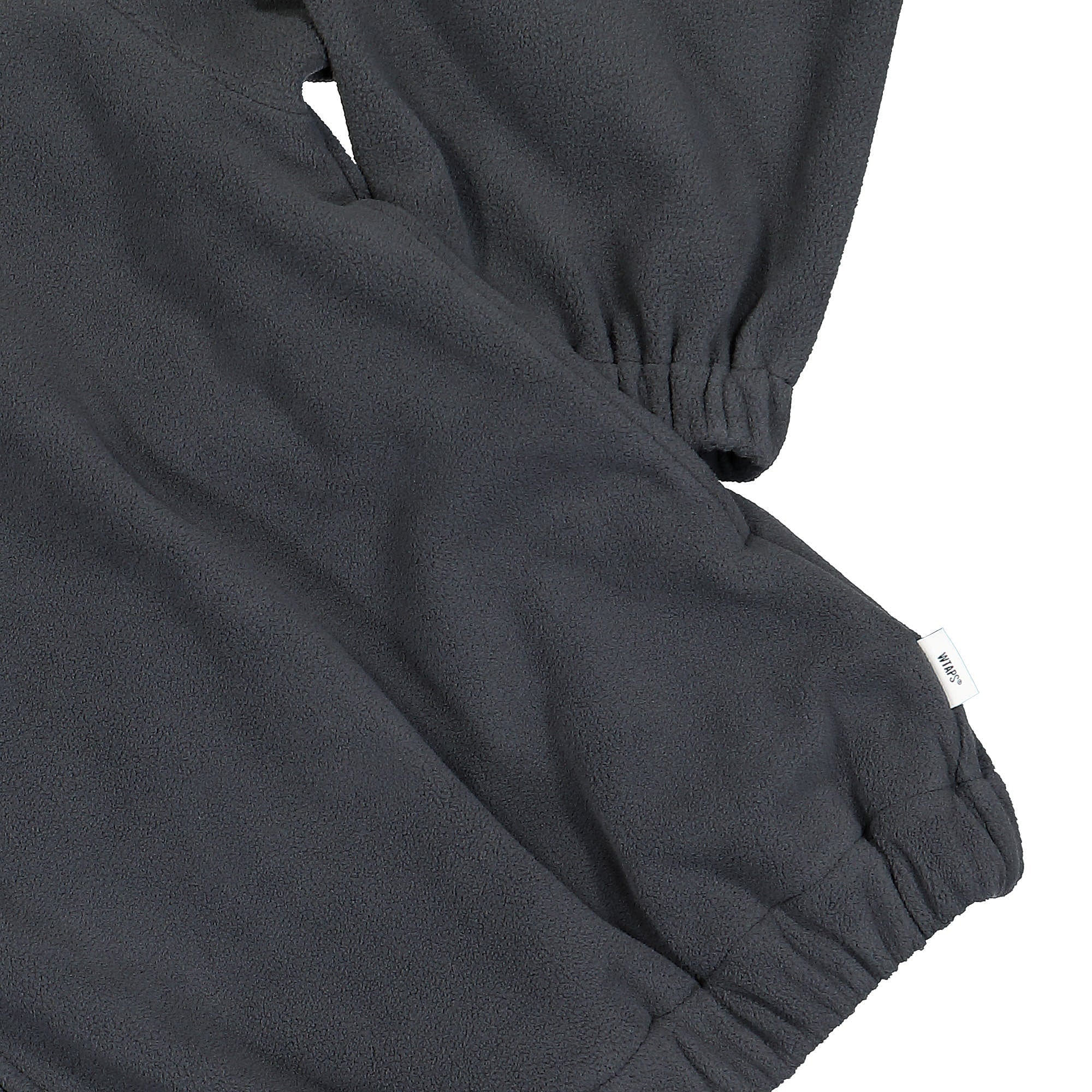 WTAPS Chief / Sweater / Poly. League Charcoal Fleece Jackets Detailfoto | Overkill
