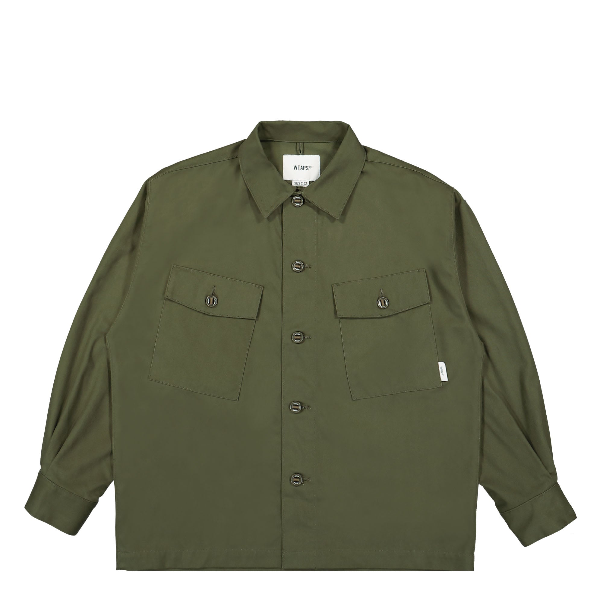 WTAPS CBW LS Shirt Olive Drab Shirts 232BRDT-SHM01 / Olive Drab | Overkill