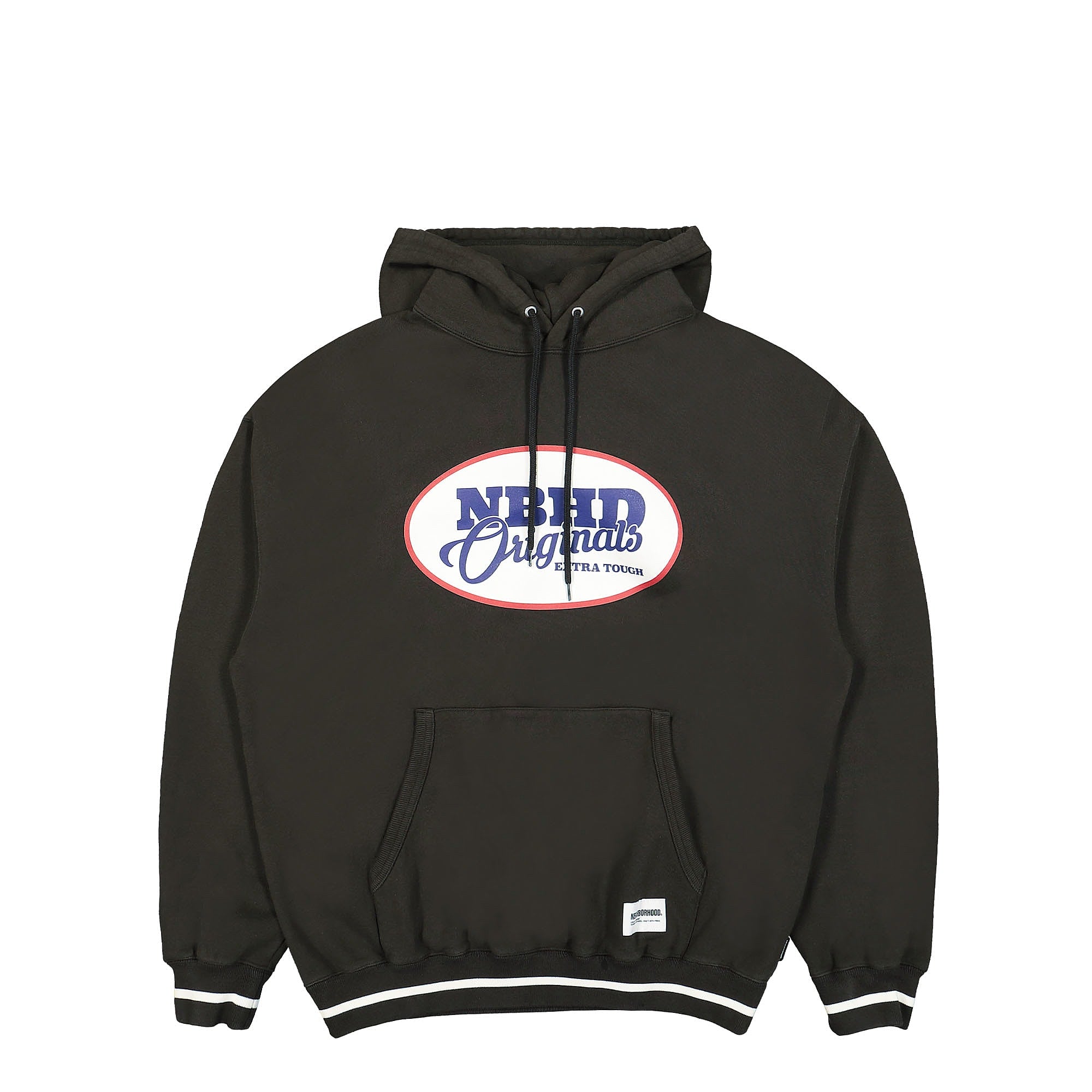 Neighborhood College LS Sweatparka Black Sweatshirts 232FPNH-CSM05 / Black | Overkill