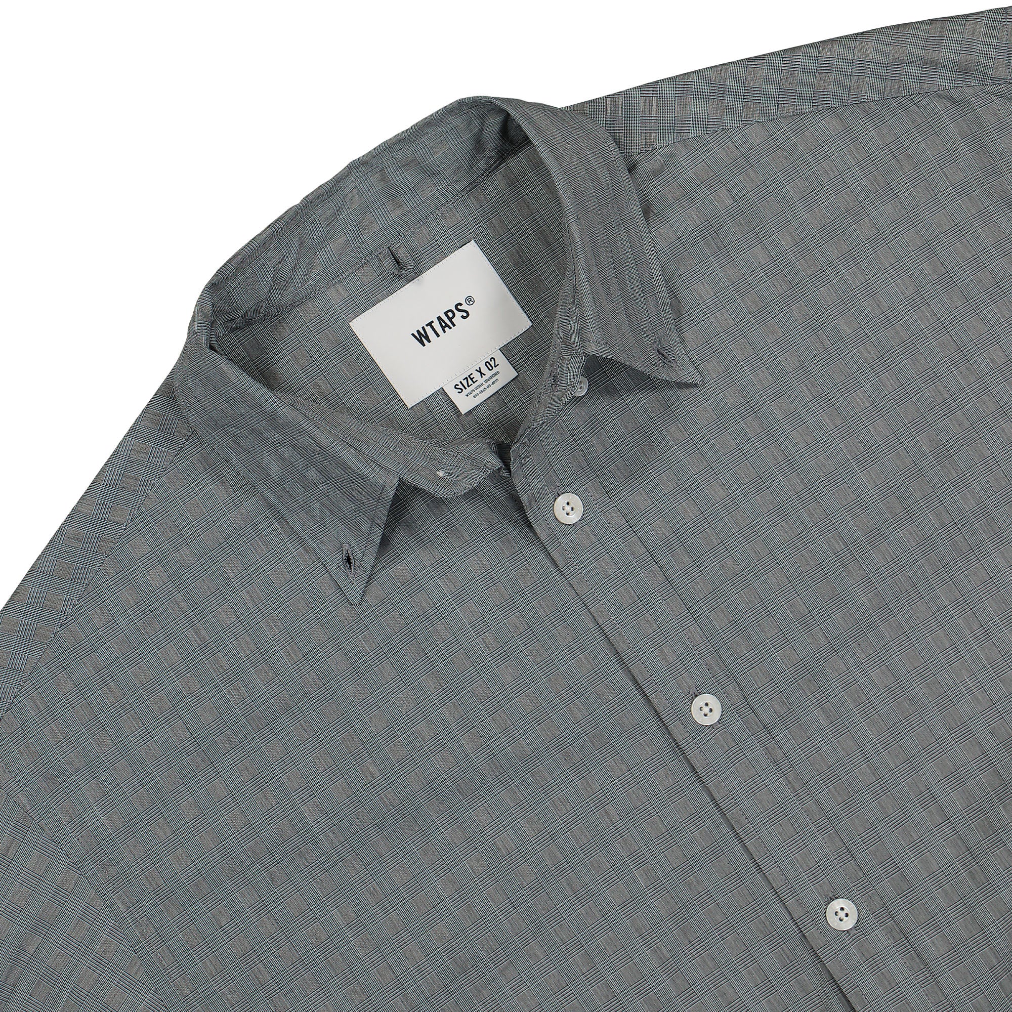 WTAPS BD 02 Broadcloth. Protect Shirt Black Shirts Close-up | Overkill