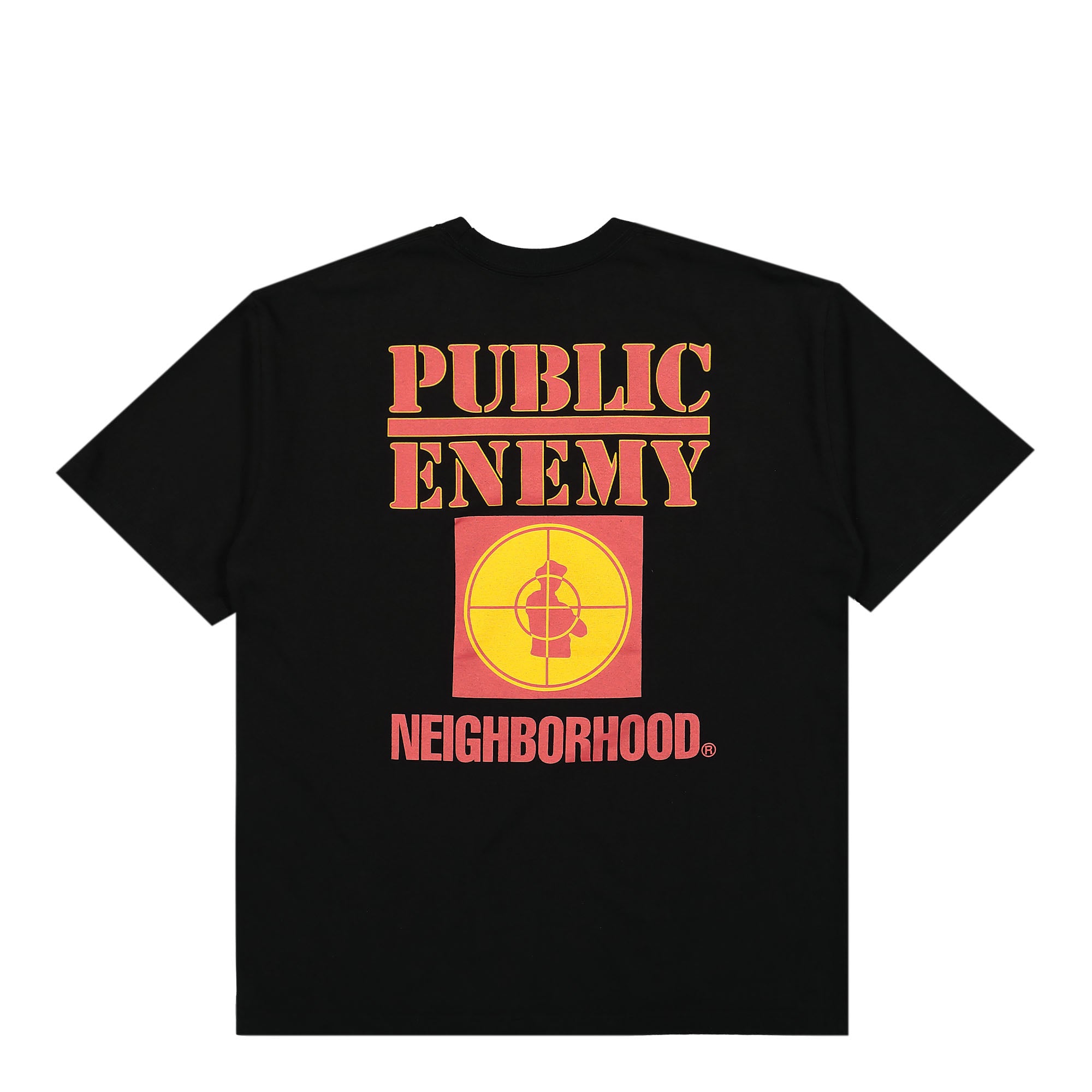 Neighborhood Public Enemy x Neighborhood SS-1 Tee Black T-Shirts Material | Overkill