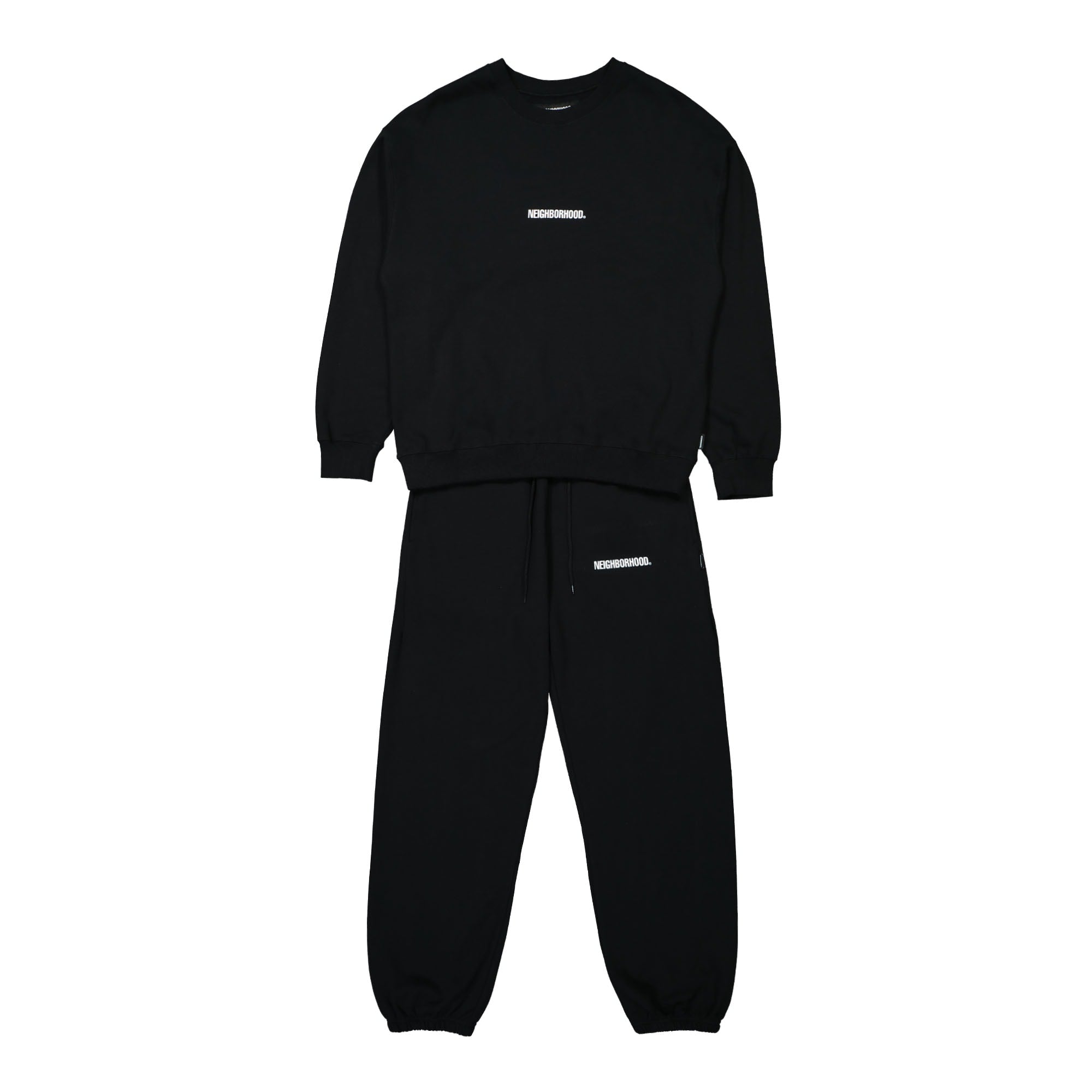 Neighborhood Home Set Up Black Sweat & Track Pants 232QTNH-CSM01 / Black | Overkill