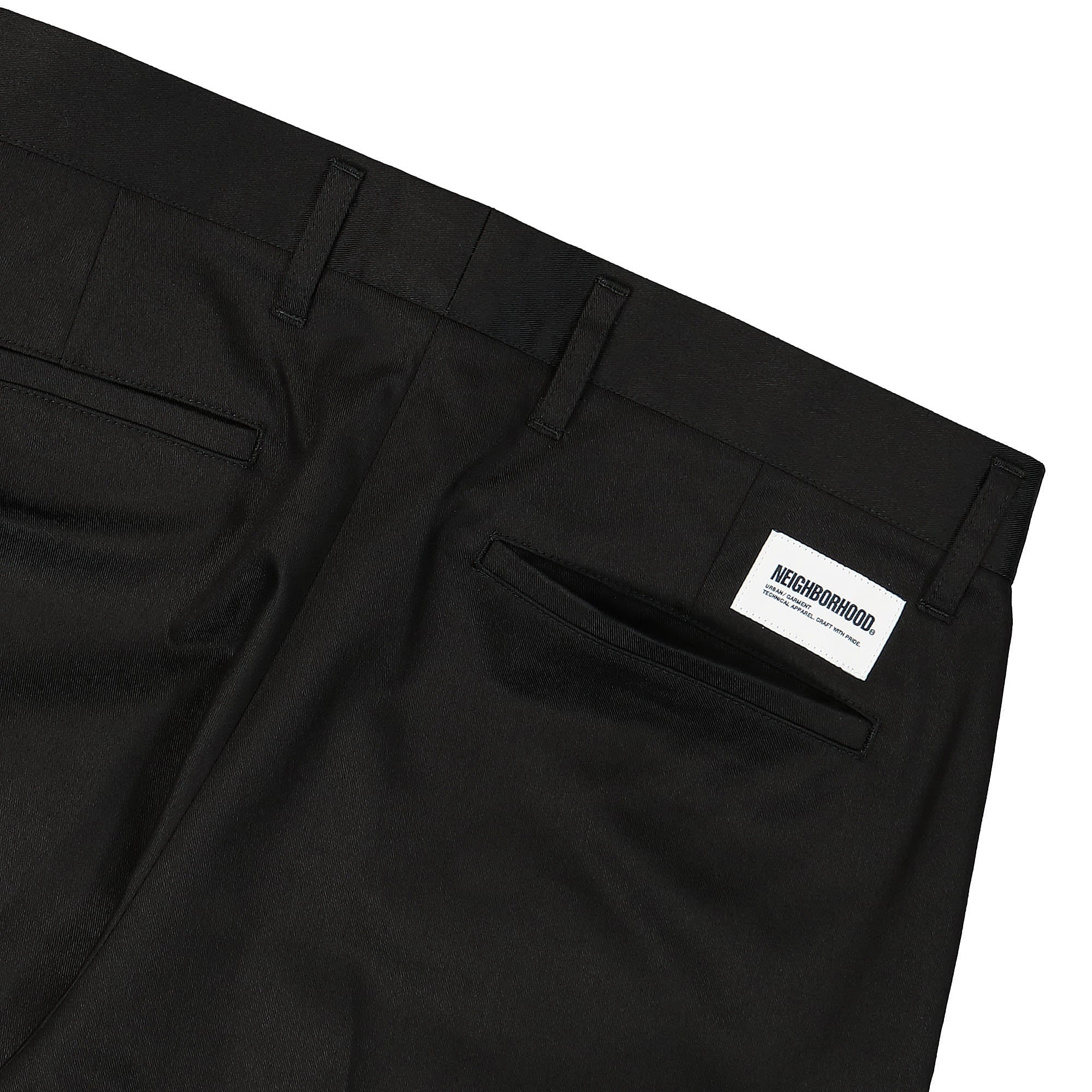 Neighborhood Two Tuck Pants Black Casual Pants Detail view 1 | Overkill