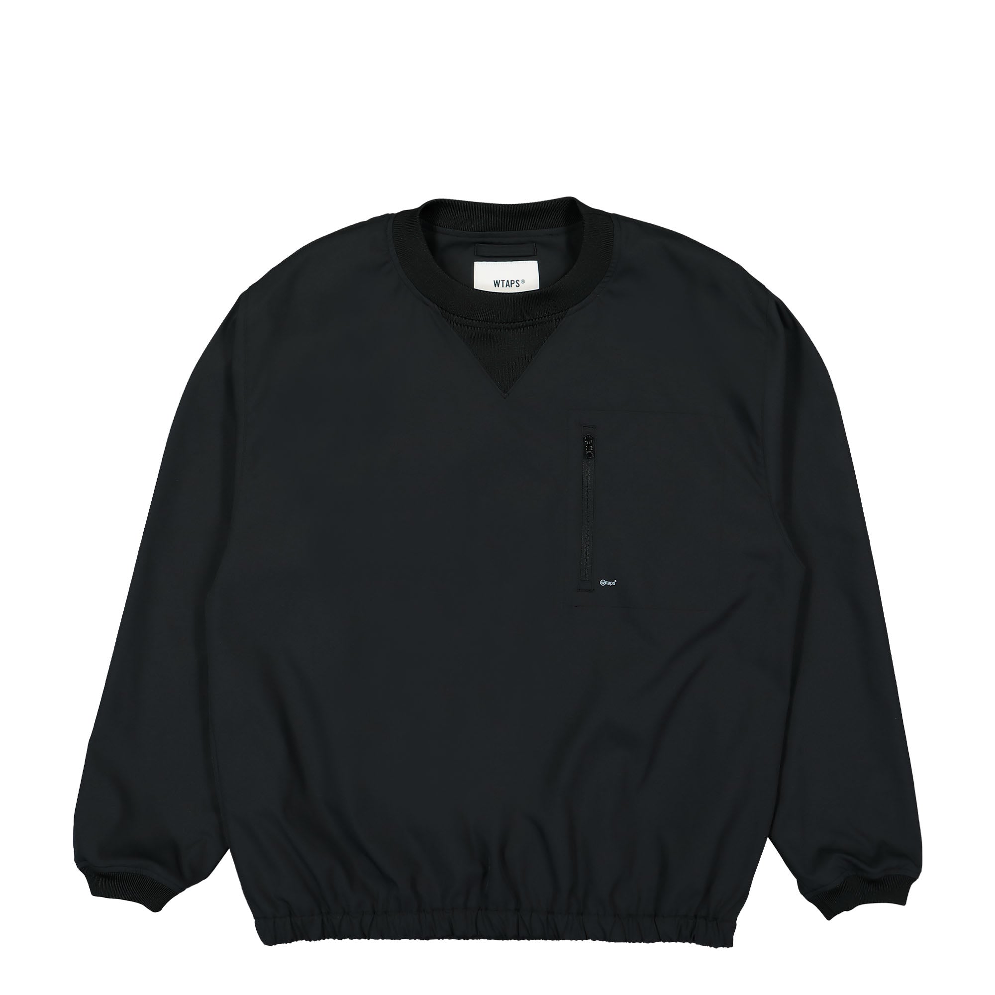 WTAPS Court Dot Sight Pullover Jacket Black Sweatshirts 232TQDT-JKM02 / Black | Overkill