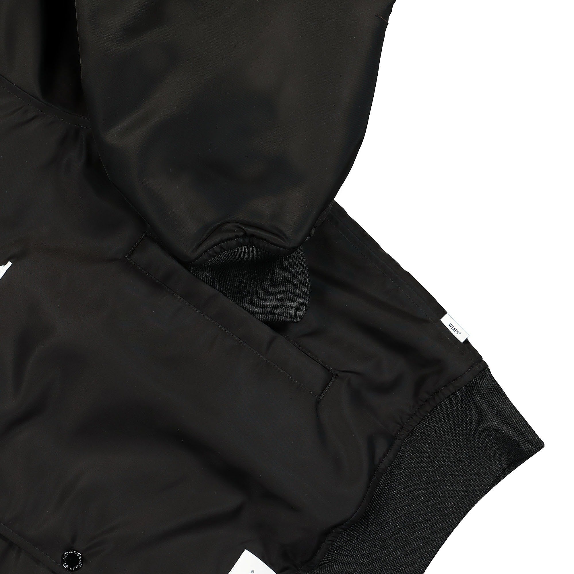 WTAPS Team / Jacket / Nylon. Twill. League Black Jackets Detailfoto | Overkill