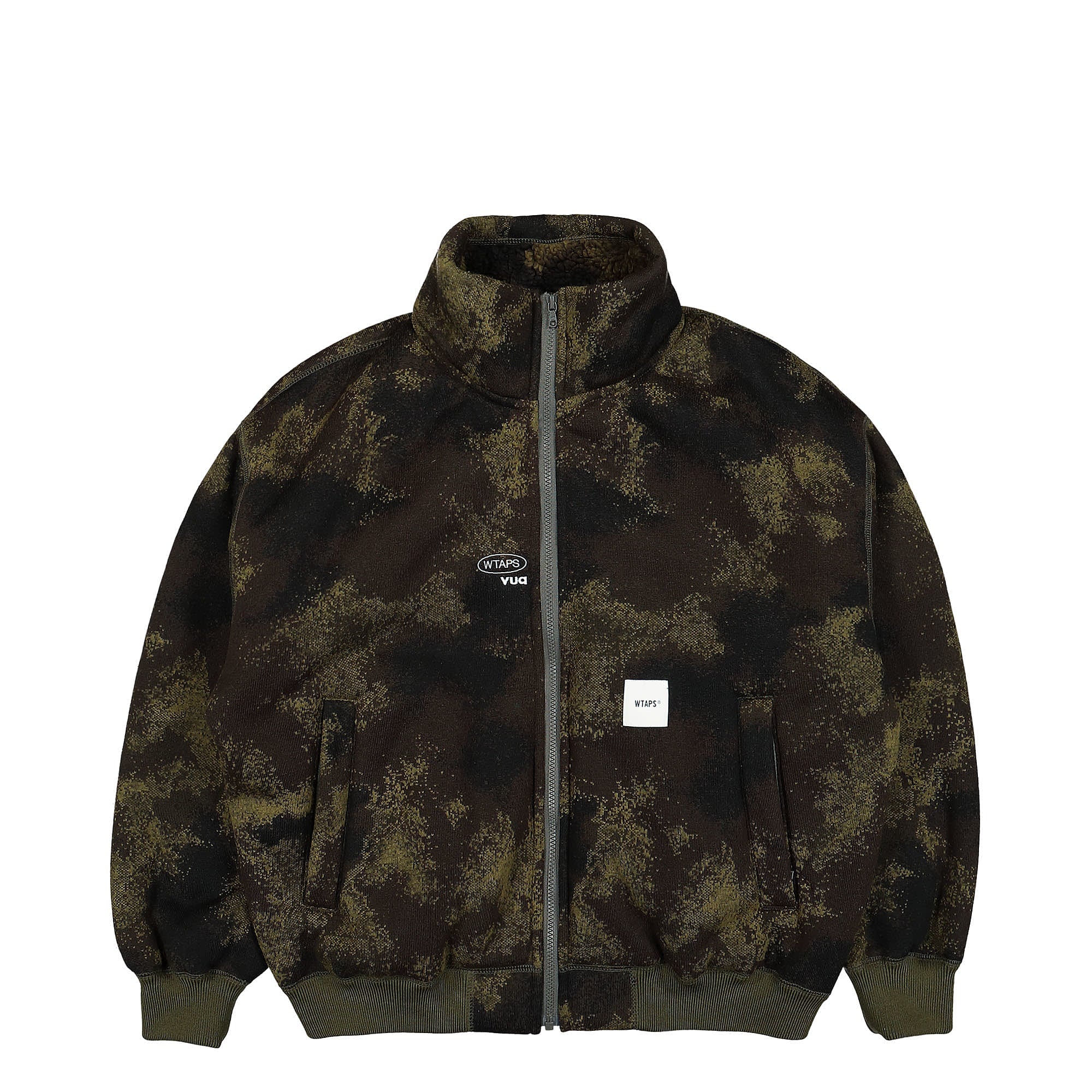 WTAPS Bundle / Jacket / Poly. Boa. Textile. Protect Olive Drab Fleece Jackets 232TQDT-JKM07 / Olive Drab | Overkill