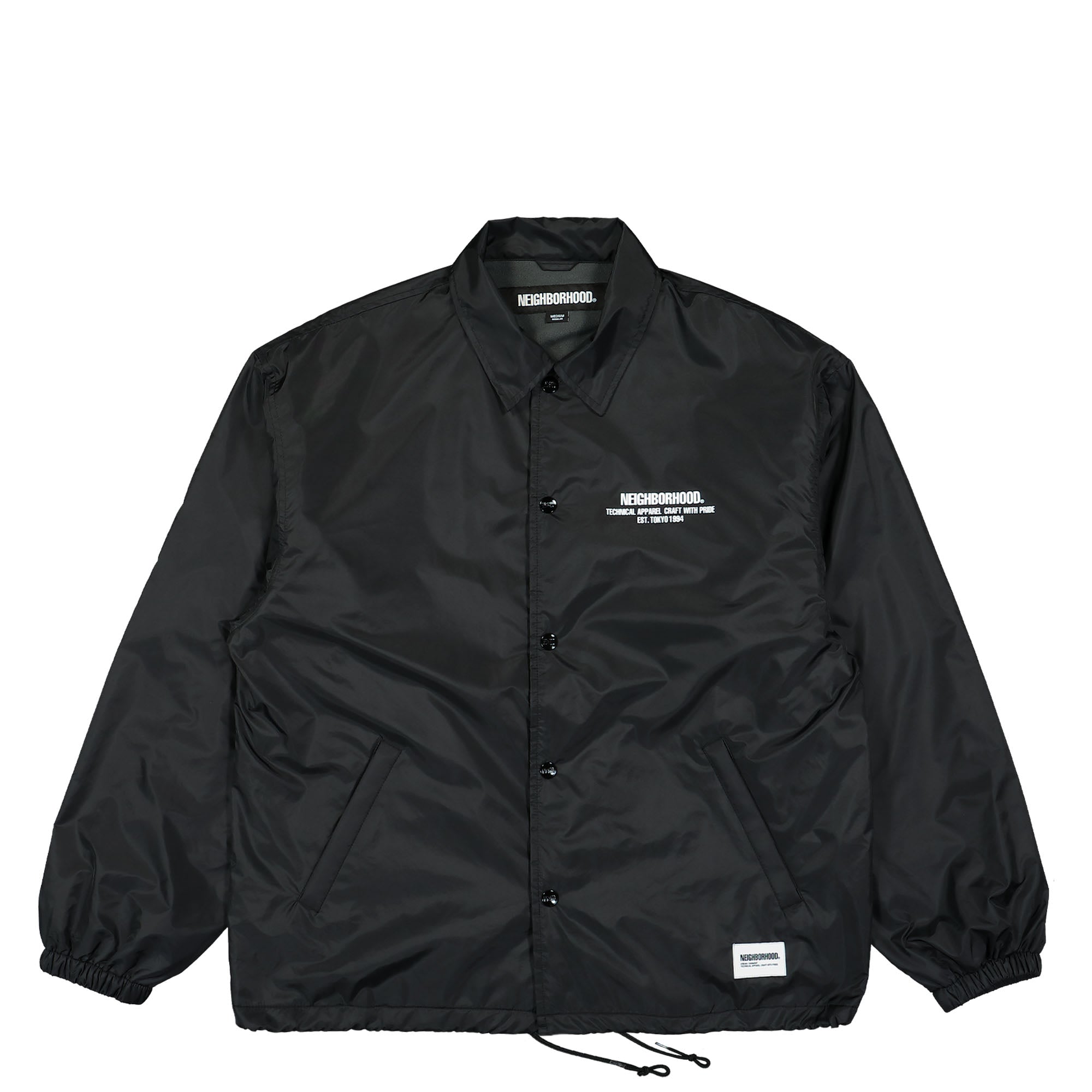 Neighborhood Windbreaker Jacket Black Windbreaker 232TSNH-JKM01 / Black | Overkill