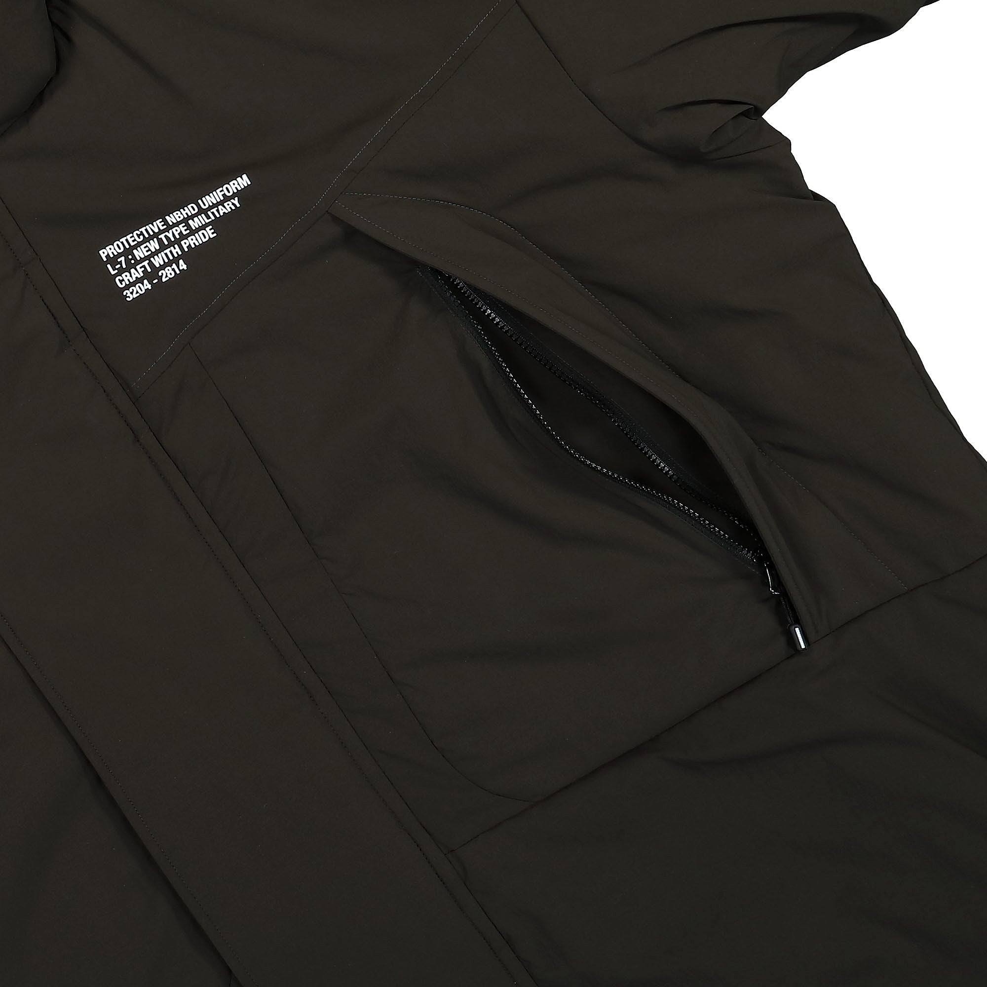 Neighborhood Monster Parka Black Parkas Detailfoto | Overkill