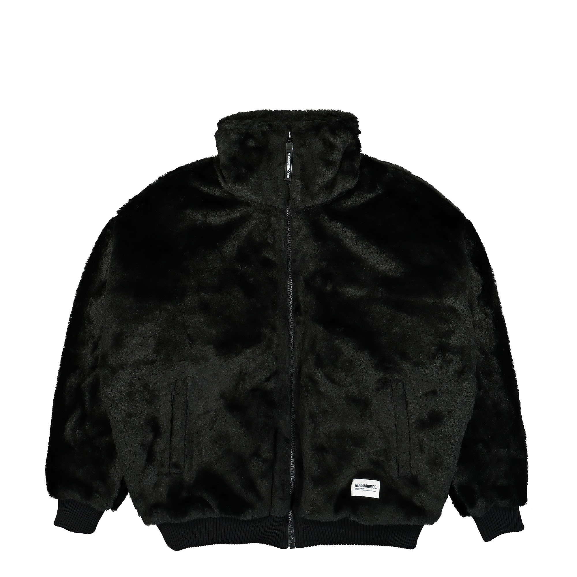 Neighborhood Fur Logo Jacket Black Jackets 232UTNH-JKM03 / Black | Overkill