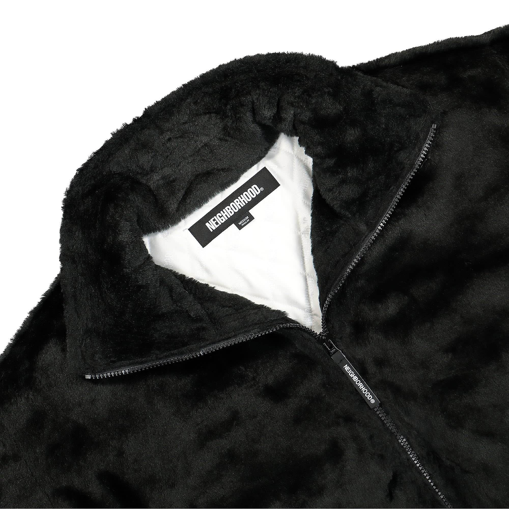 Neighborhood Fur Logo Jacket Black Jackets Material | Overkill