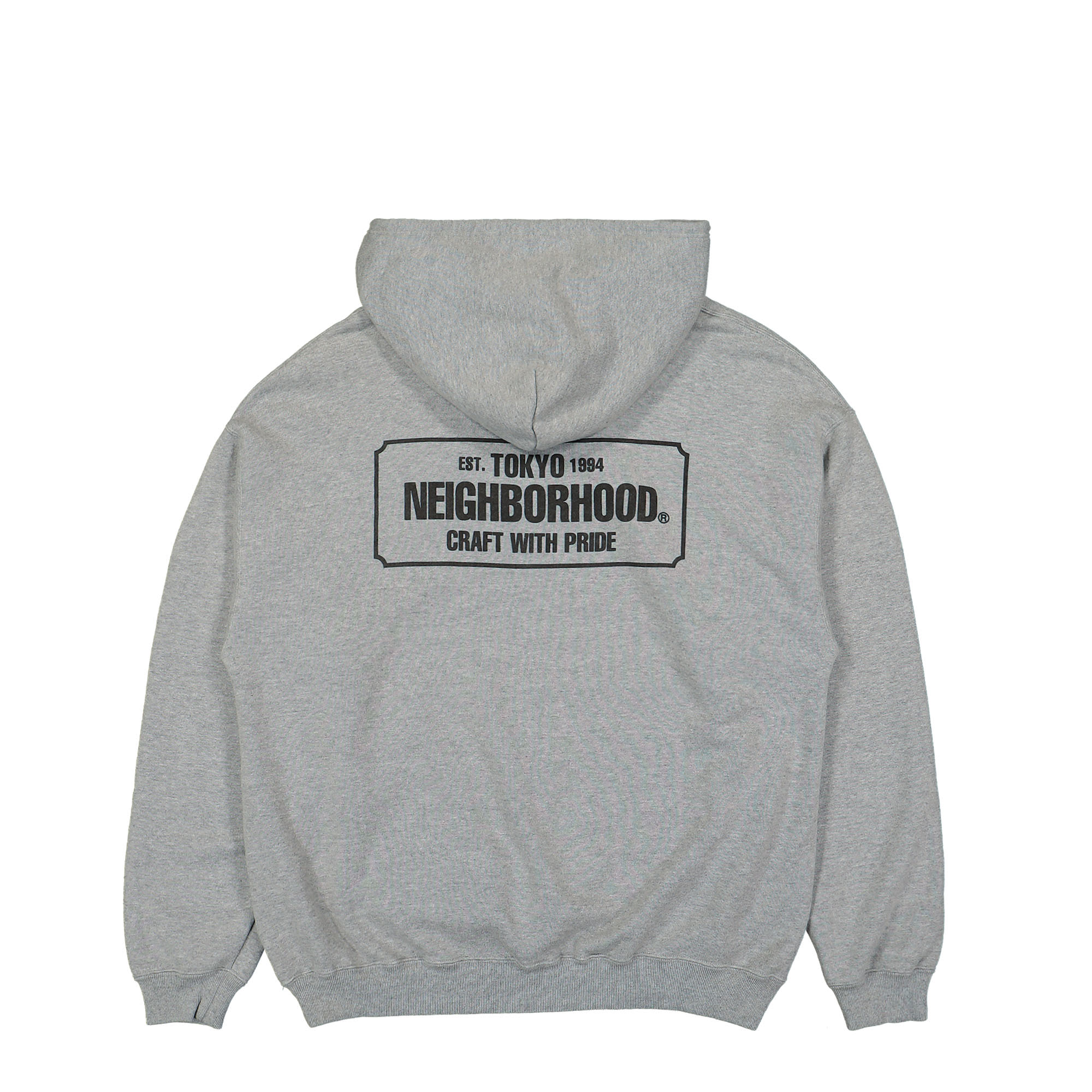 Neighborhood Classic Hooded Sweatshirt Gray Hoodies Material | Overkill