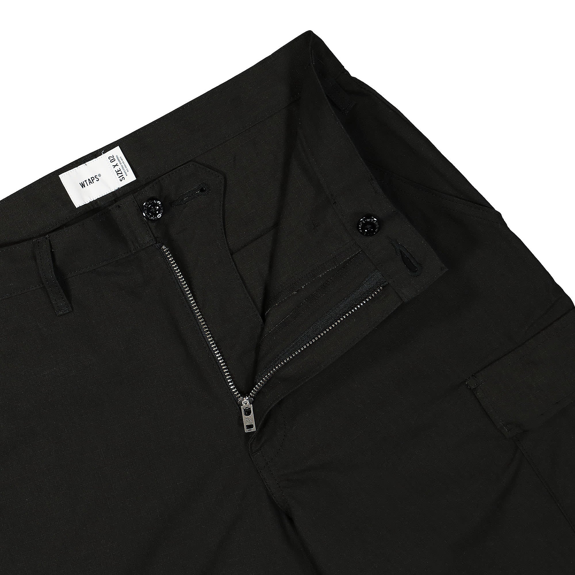 WTAPS MILT9602 / Trousers / Nyco. Ripstop Black Casual Pants Detailfoto | Overkill