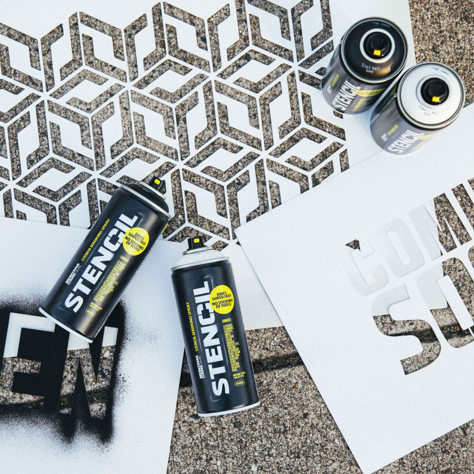 Montana Stencil 400 ml 0 Cans Detailfoto | Overkill