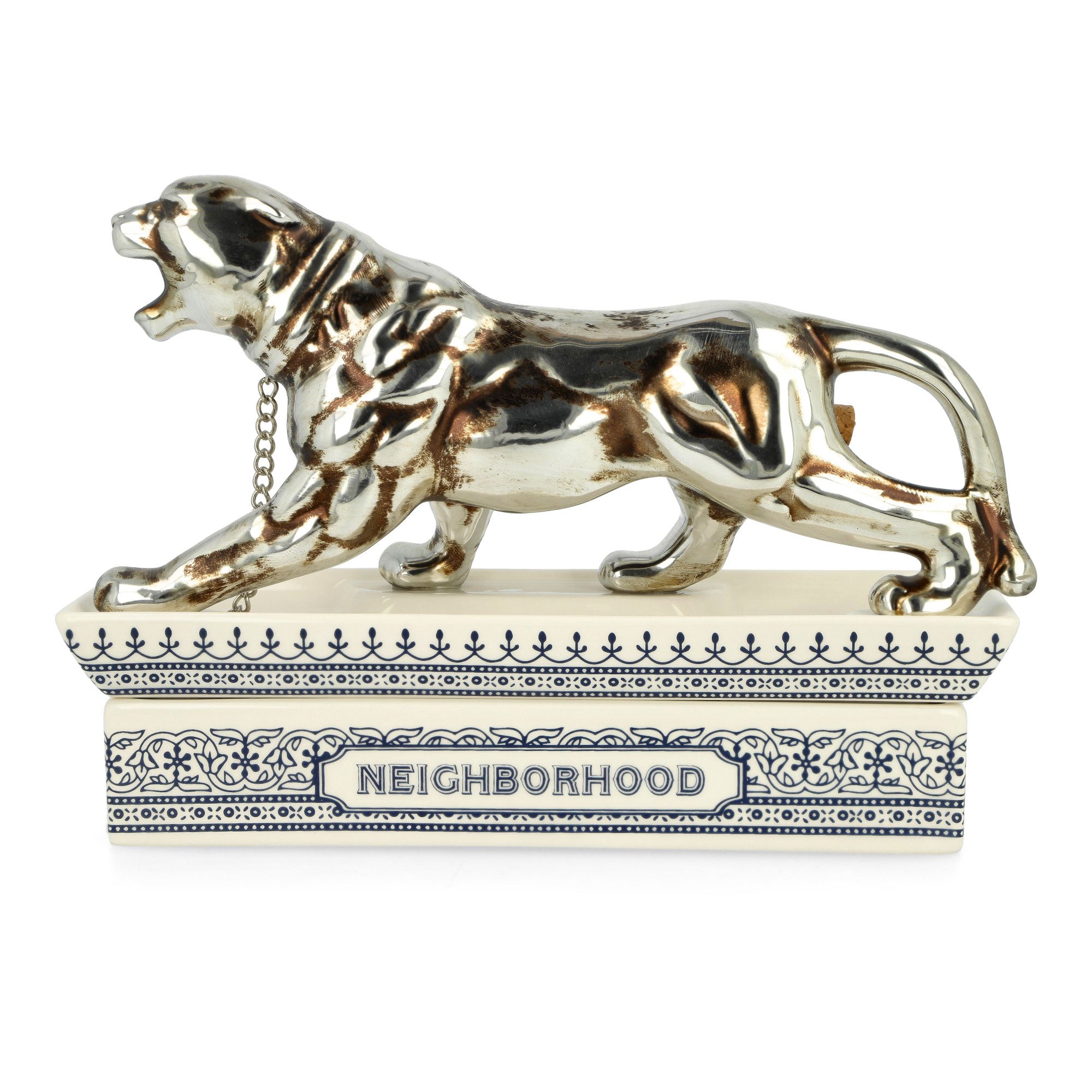 Neighborhood Panther Incense Chamber Silver Incense & Candles 241AINH-AC01 / Silver | Overkill