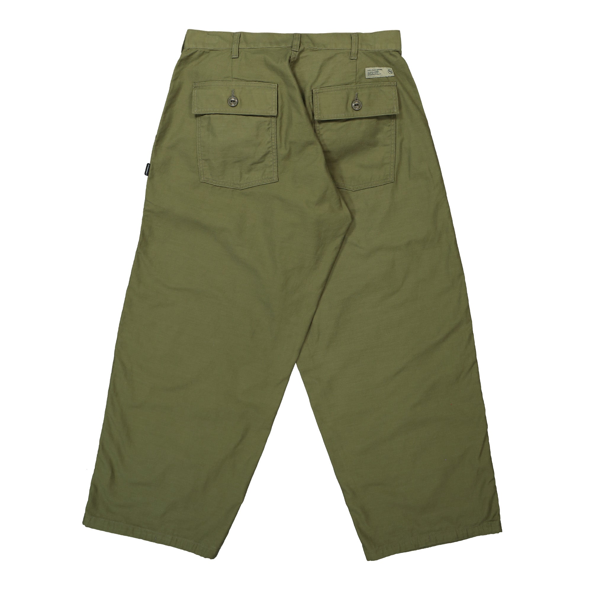 Neighborhood Wide Baker Pants Olive Drab Casual Pants Material | Overkill