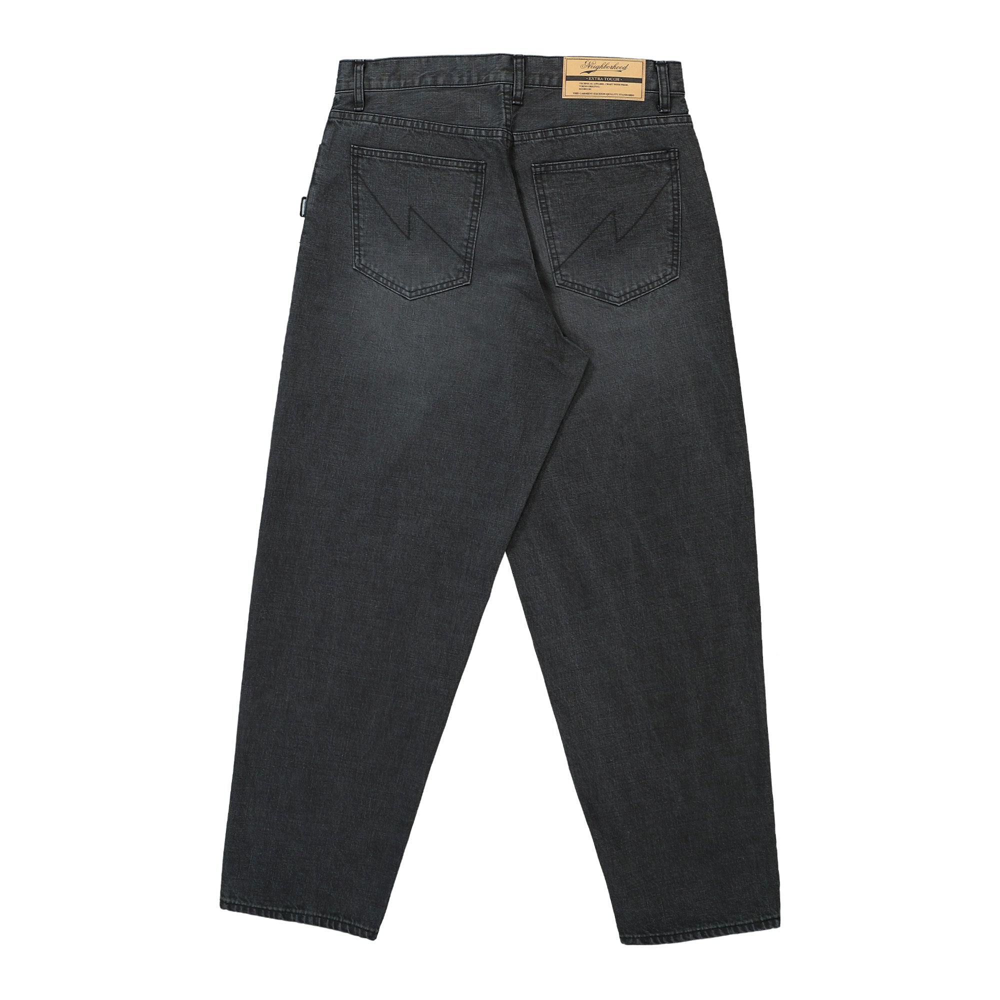 Neighborhood Baggysilhouette Denim Pants Black Jeans Material | Overkill