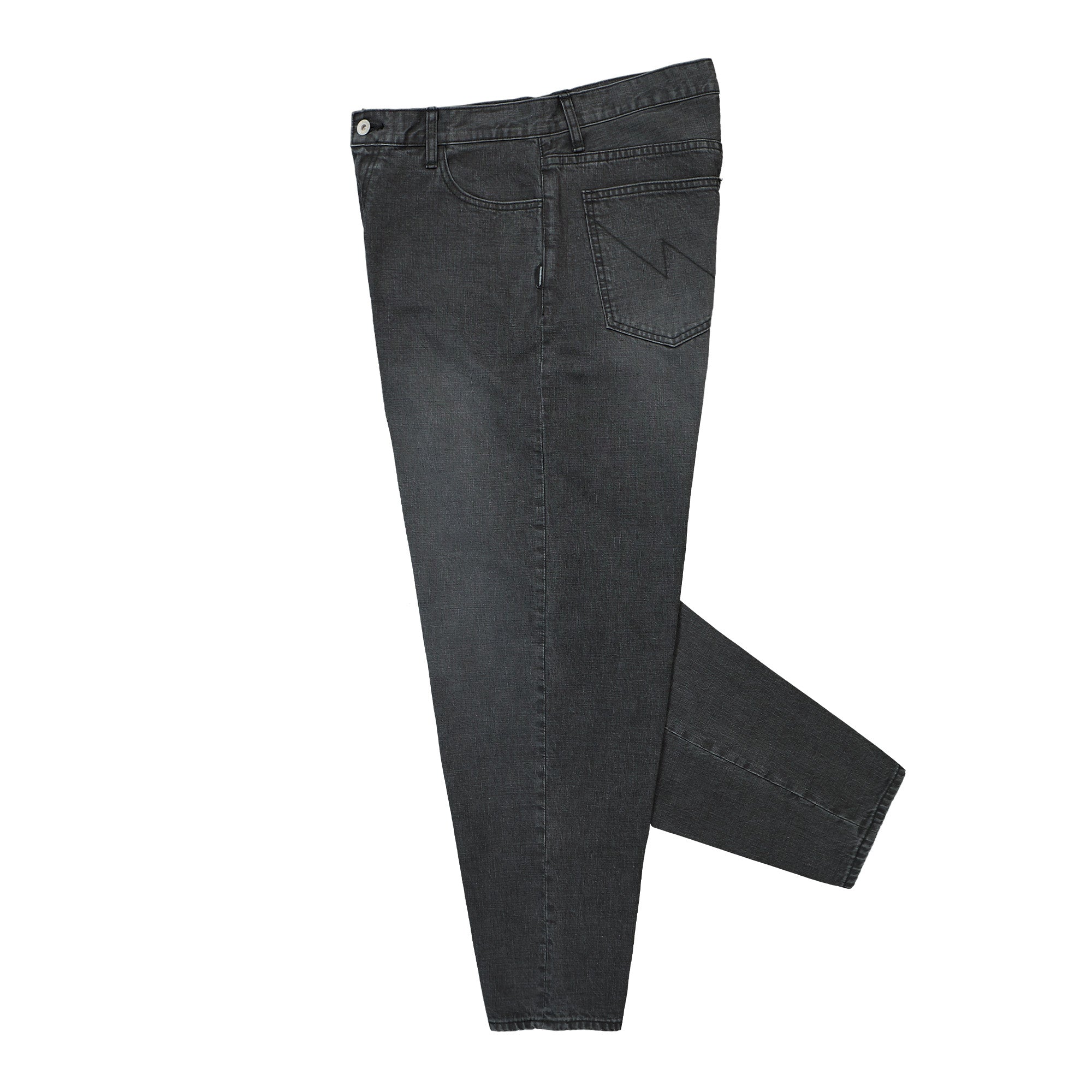 Neighborhood Baggysilhouette Denim Pants Black Jeans Close-up | Overkill