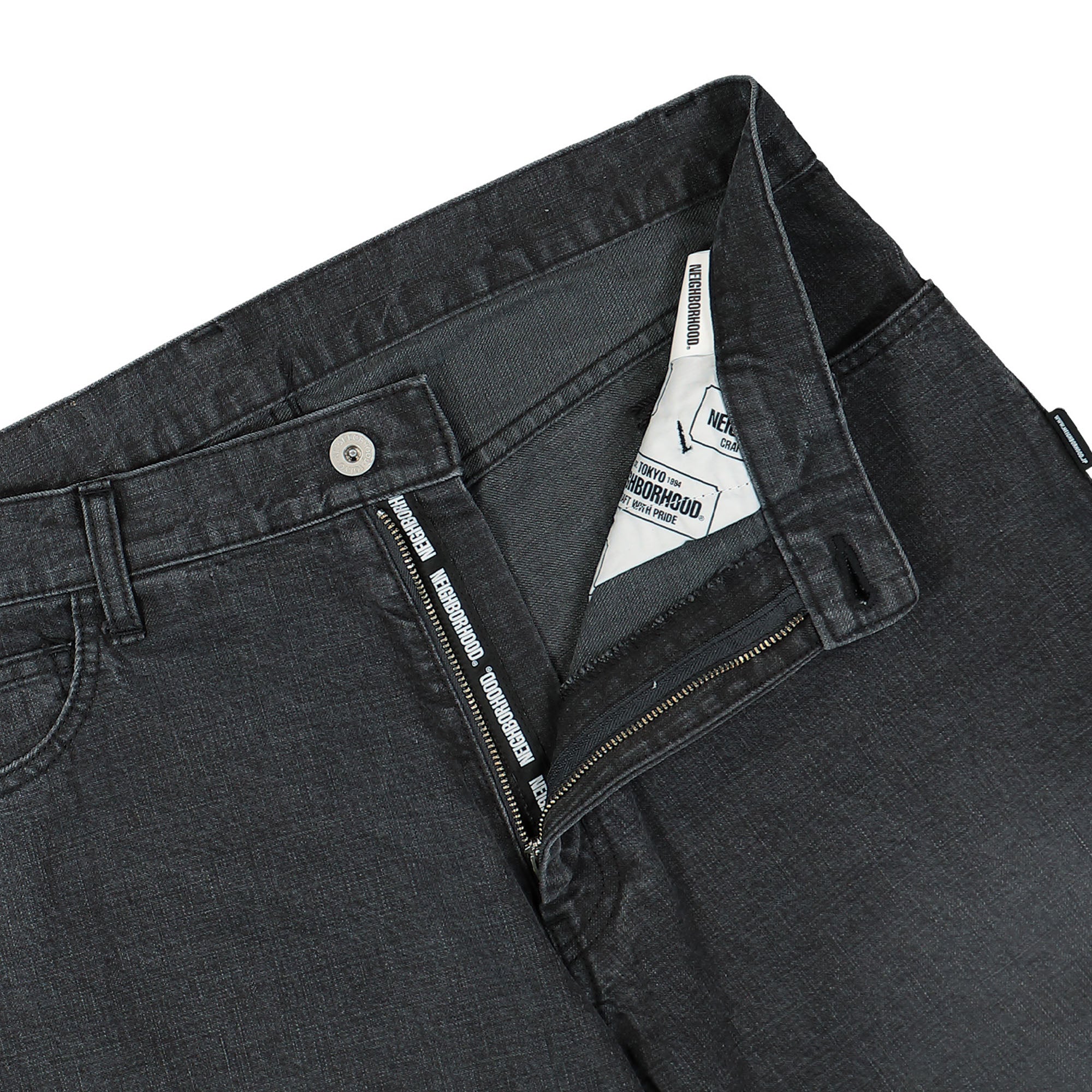 Neighborhood Baggysilhouette Denim Pants Black Jeans Detailfoto | Overkill