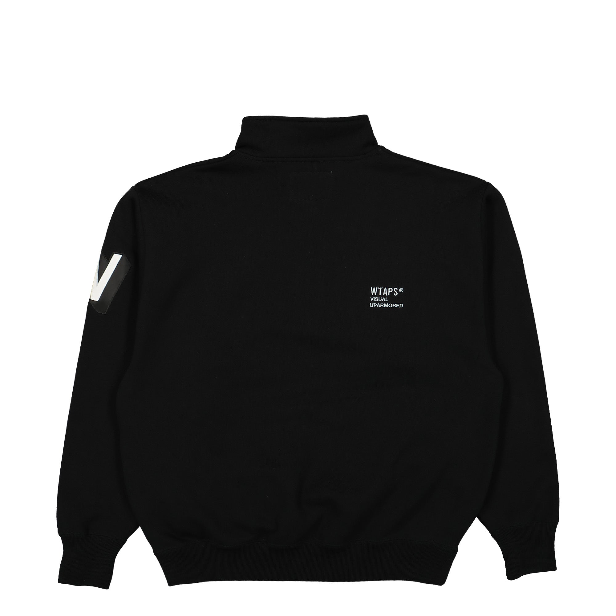 WTAPS Depst / Sweater / Cotton. Environment Black Sweatshirts Close-up | Overkill