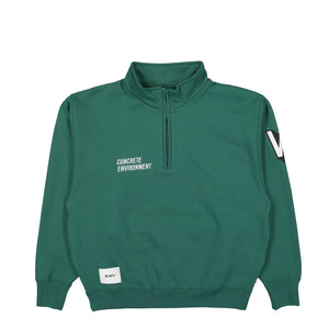 WTAPS Depst / Sweater / Cotton. Environment Green Sweatshirts 241ATDT-CSM05 / Green | Overkill
