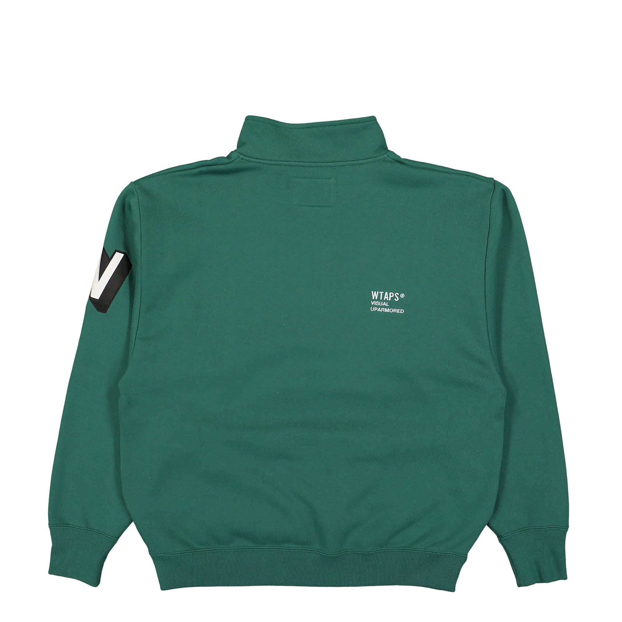 WTAPS Depst / Sweater / Cotton. Environment Green Sweatshirts Close-up | Overkill