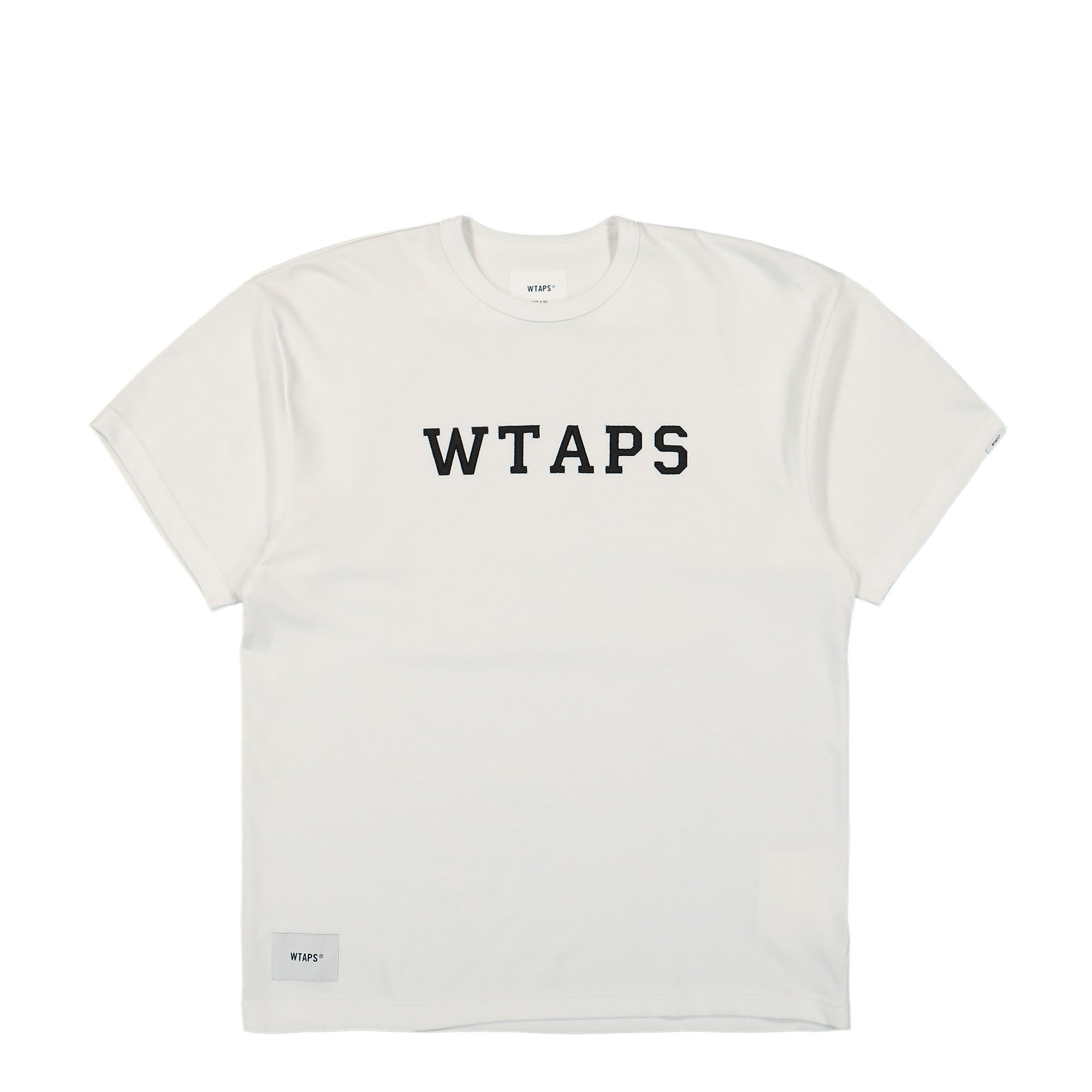 WTAPS Academy / SS / Cotton. Composition White T-Shirts 241ATDT-CSM21 / White | Overkill