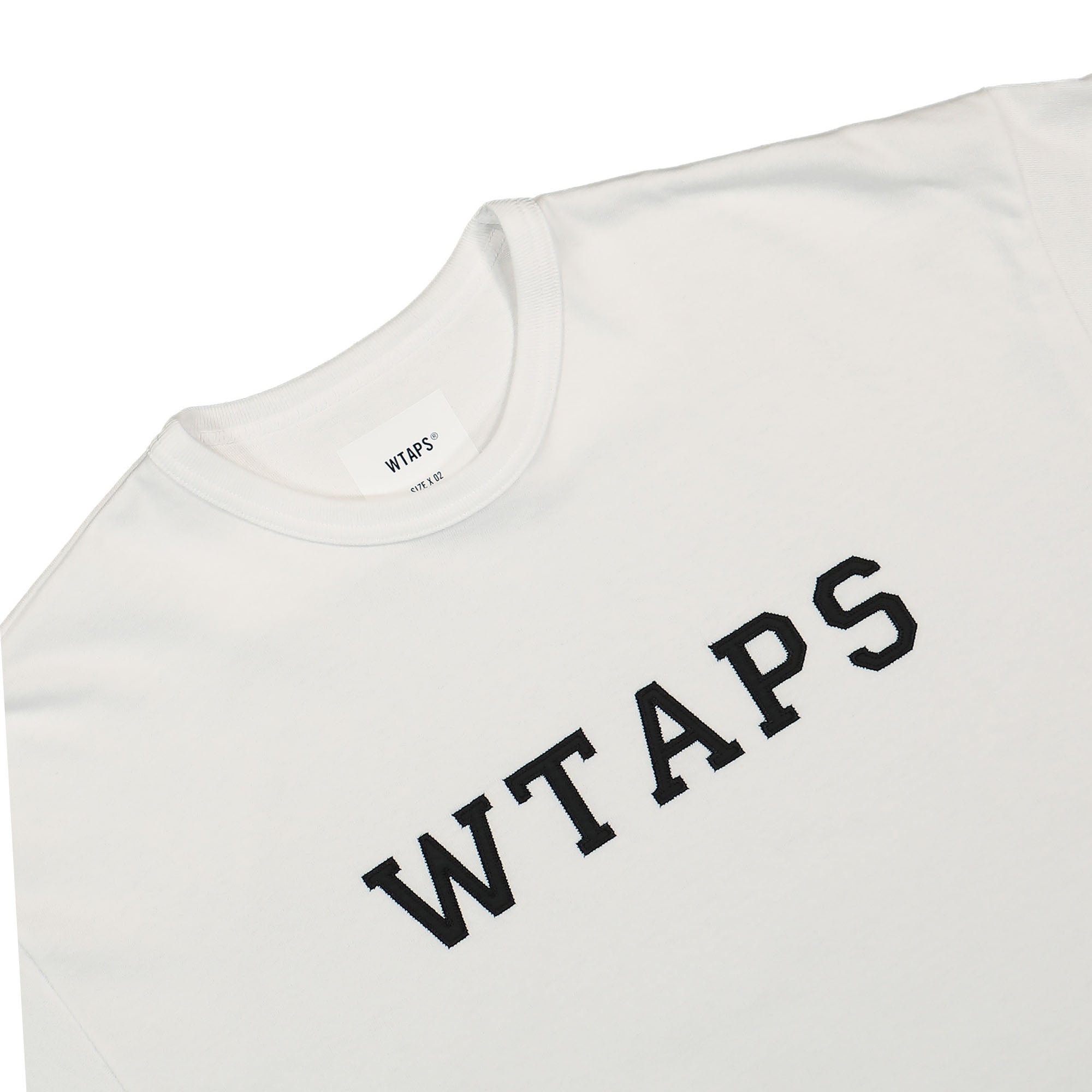 WTAPS Academy / SS / Cotton. Composition White T-Shirts Close-up | Overkill
