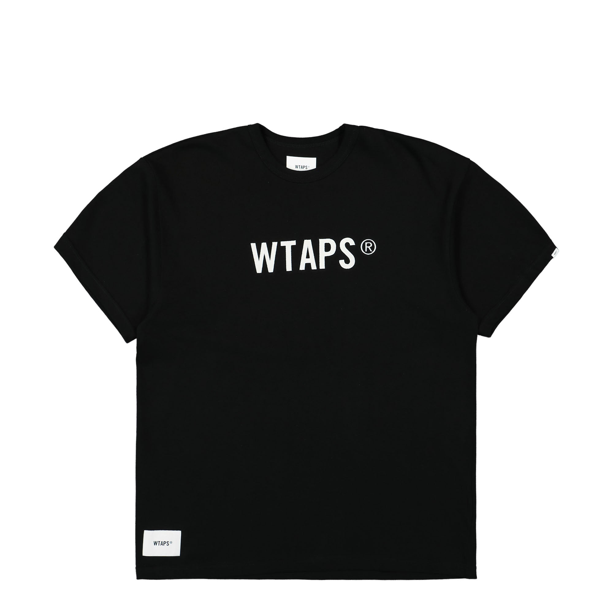 WTAPS Sign / SS / Cotton. TSSC Black T-Shirts 241ATDT-CSM22 / Black | Overkill