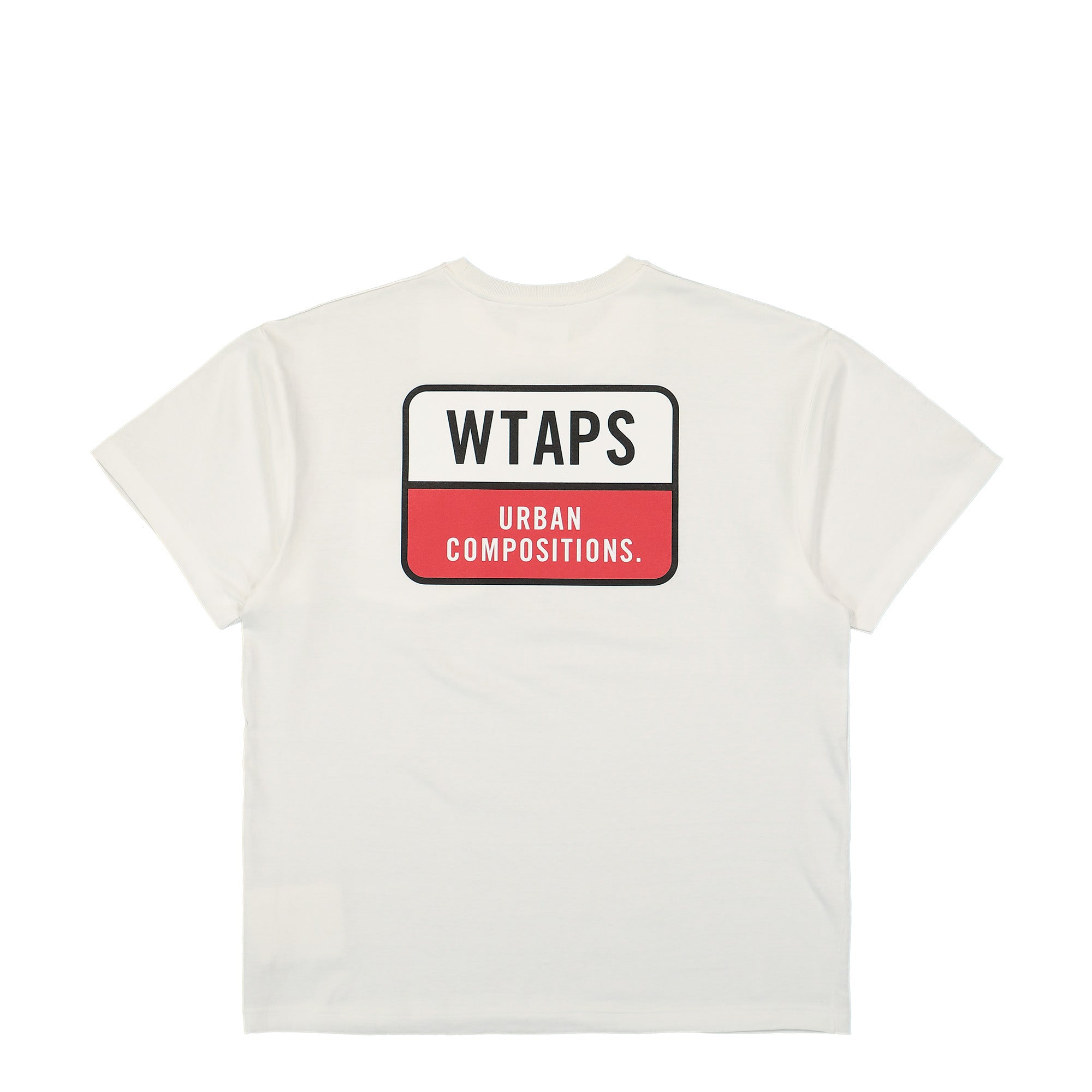 WTAPS OBJ 01 / SS/ Cotton. Composition White T-Shirts Close-up | Overkill