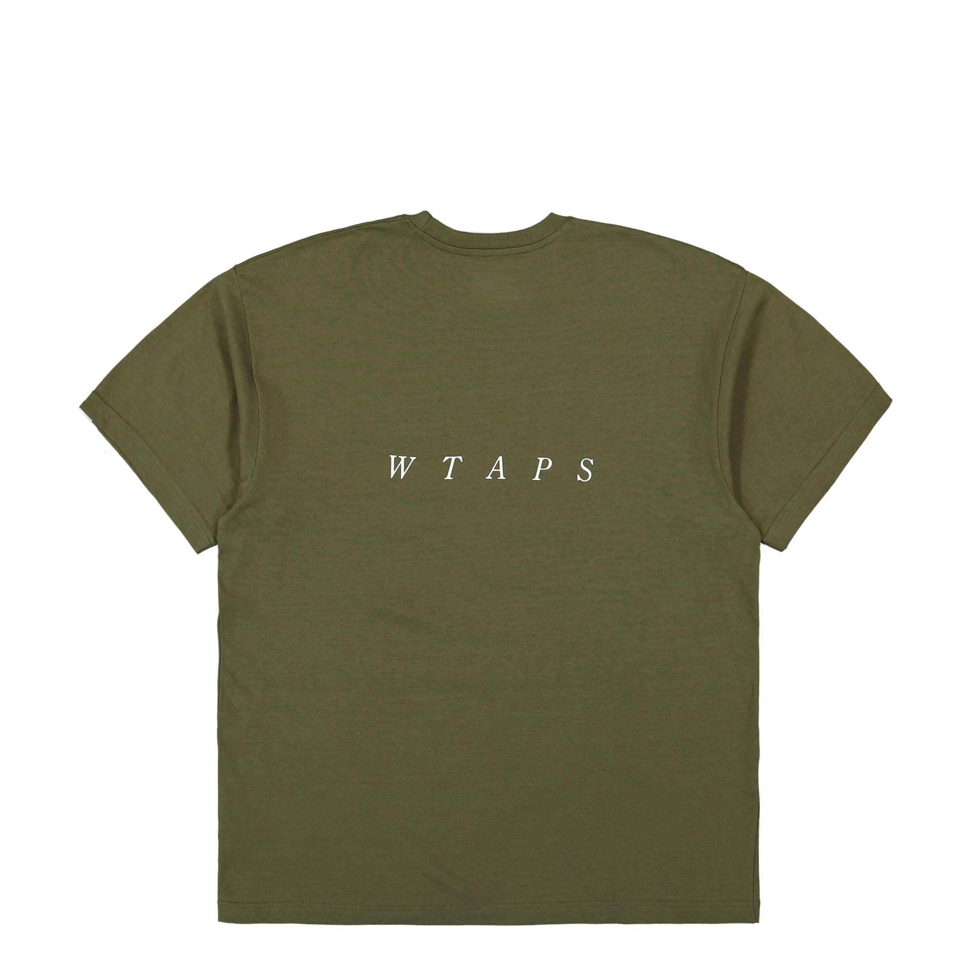 WTAPS OBJ 04 / SS / Cotton. Fuku Olive Drab T-Shirts Close-up | Overkill