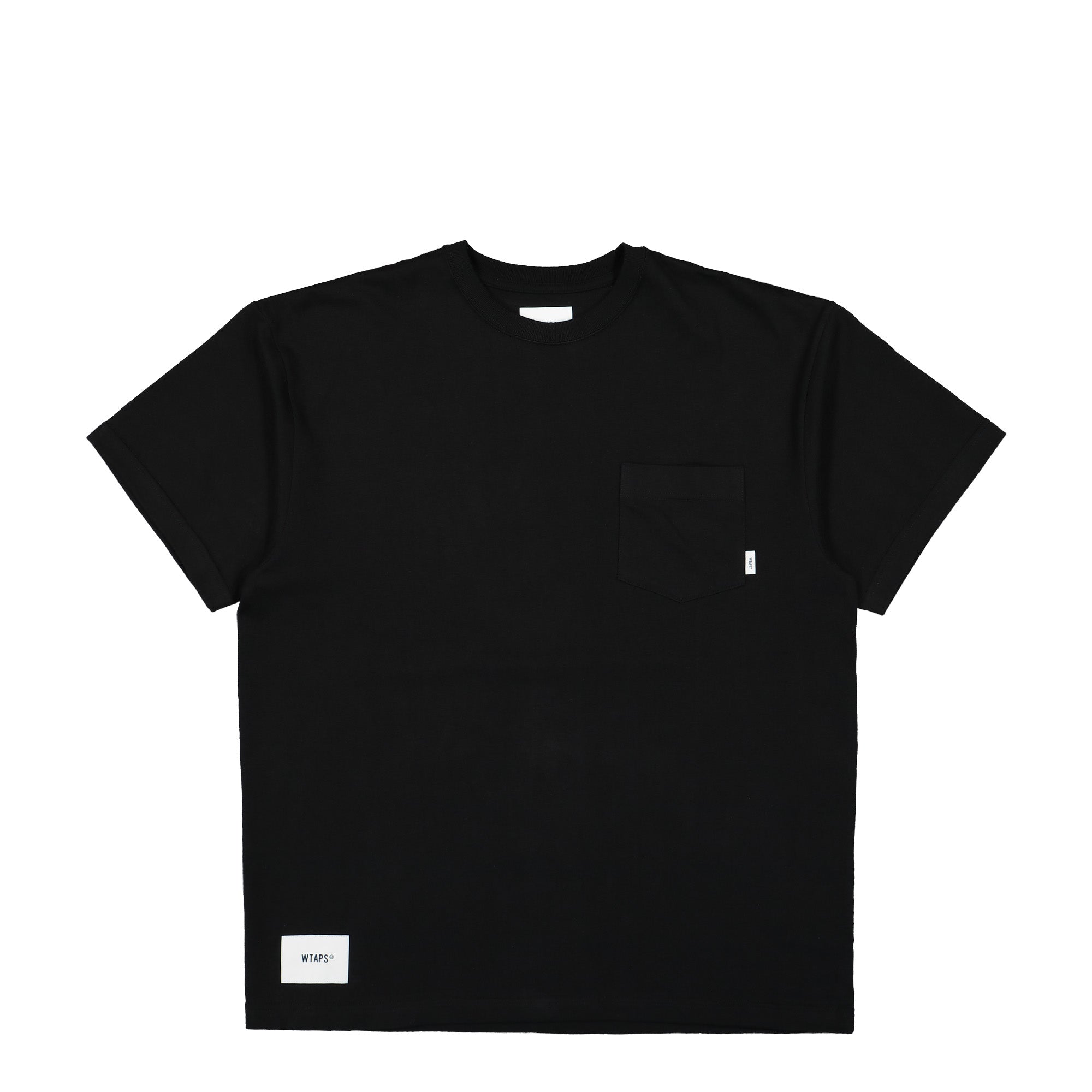 WTAPS OBJ 06 / SS / Cotton. VV Black T-Shirts 241ATDT-CSM31 / Black | Overkill