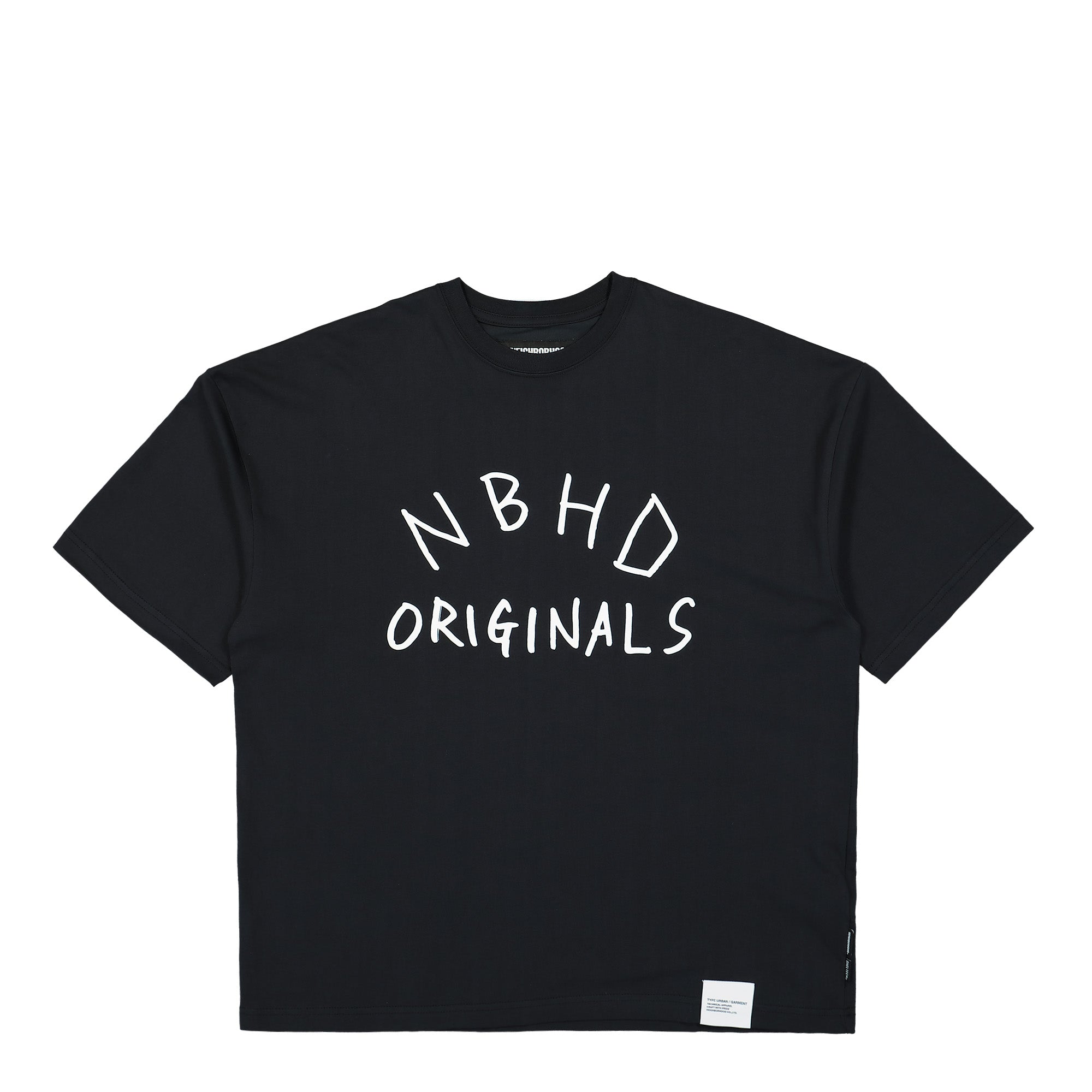 Neighborhood Sheltech Crewneck SS Black T-Shirts 241BWNH-CSM02 / Black | Overkill