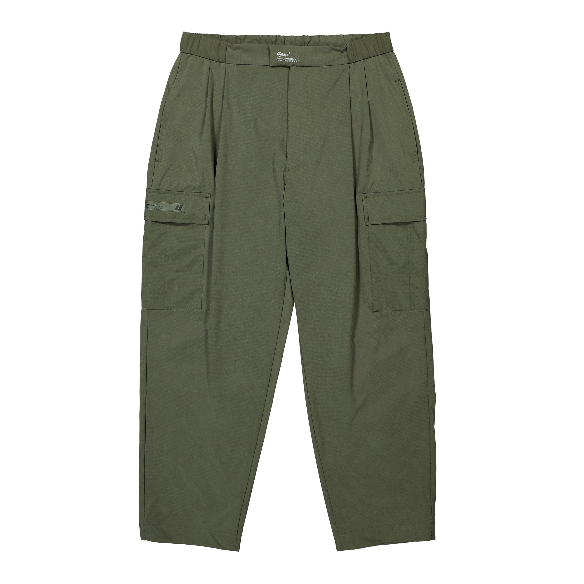 WTAPS Lez / 6P / Trousers Nylon Ripstop Dot Sign Olive Drab Casual Pants 241CWDT-PTM02 / Olive Drab | Overkill