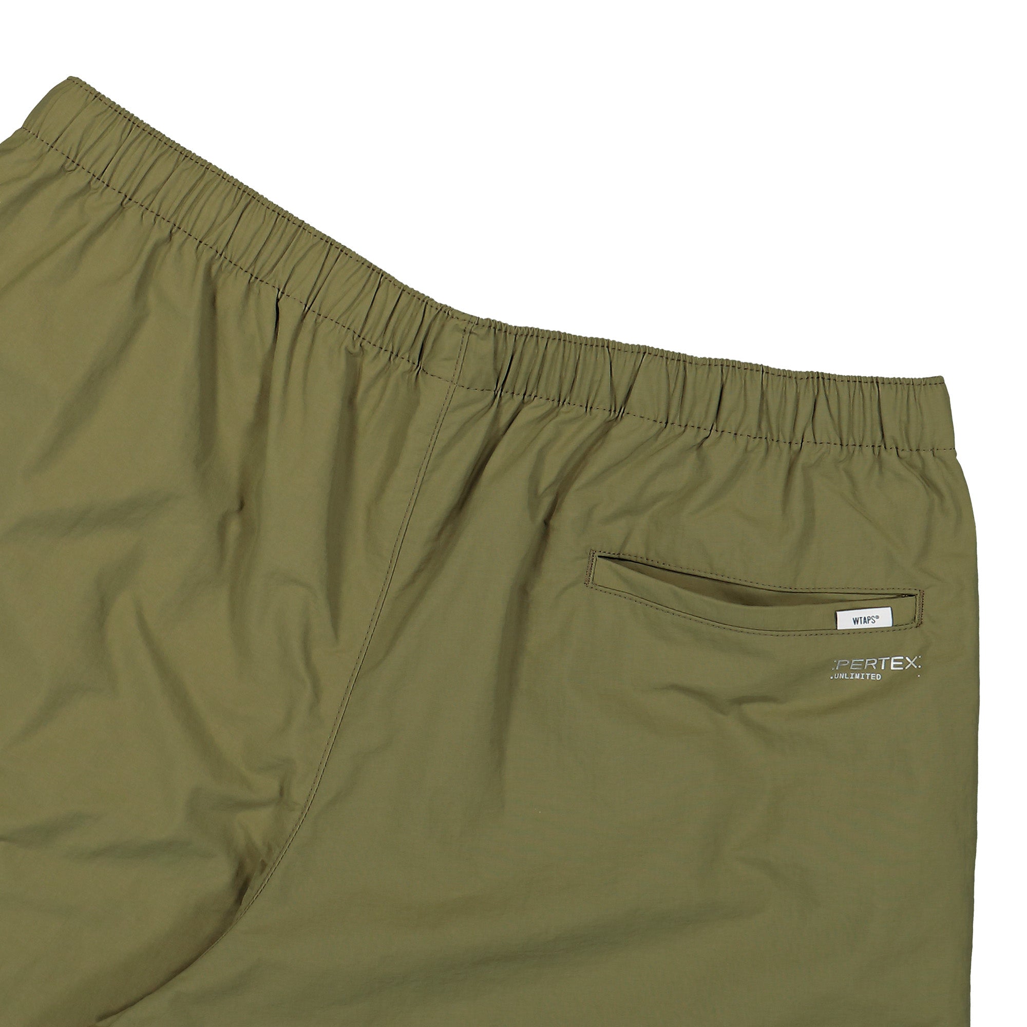 WTAPS SPSS2002 / Shorts / Nylon. Tussah. Pertex. Sign Olive Drab Shorts Detail view 1 | Overkill
