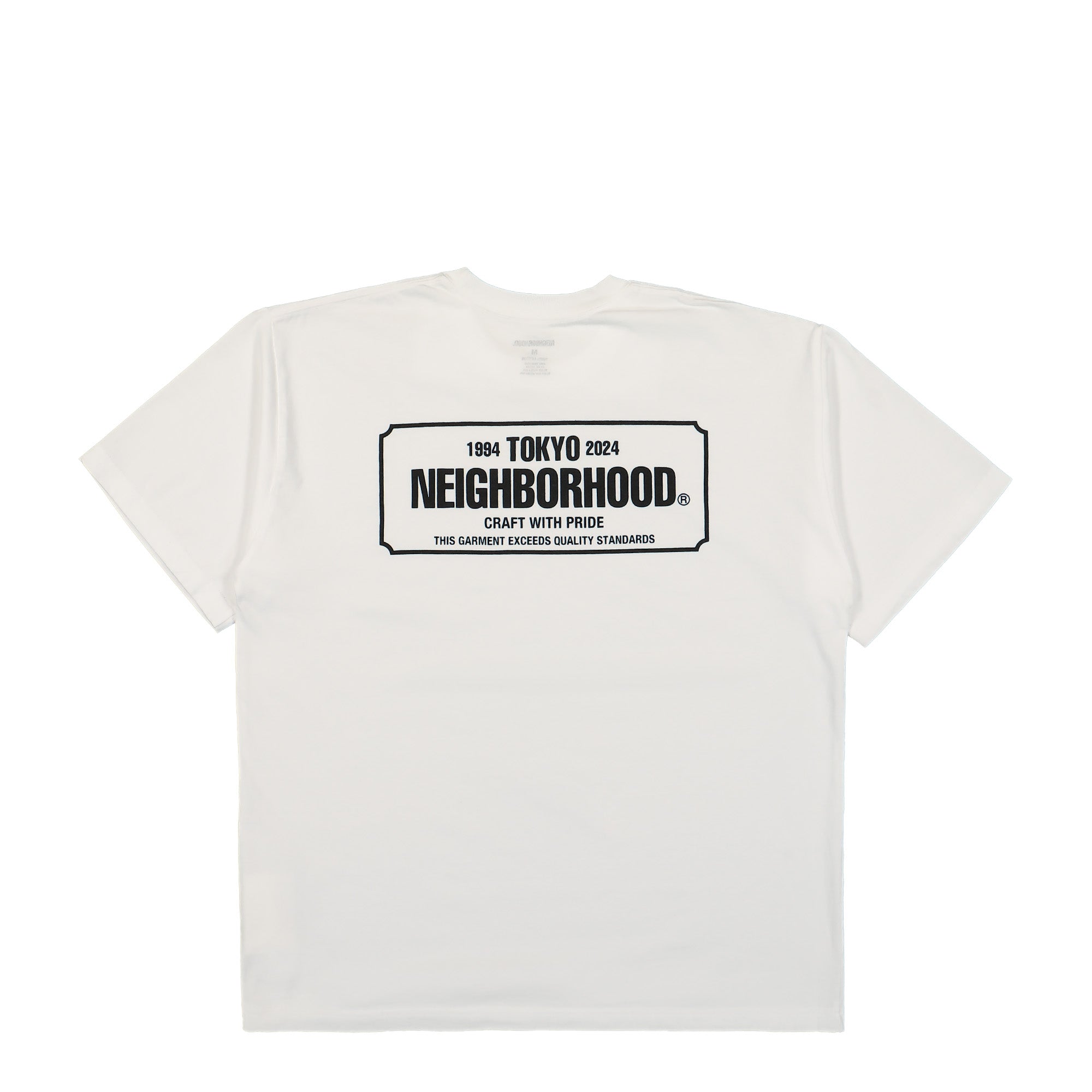 Neighborhood NH . Tee SS-1 White T-Shirts Close-up | Overkill