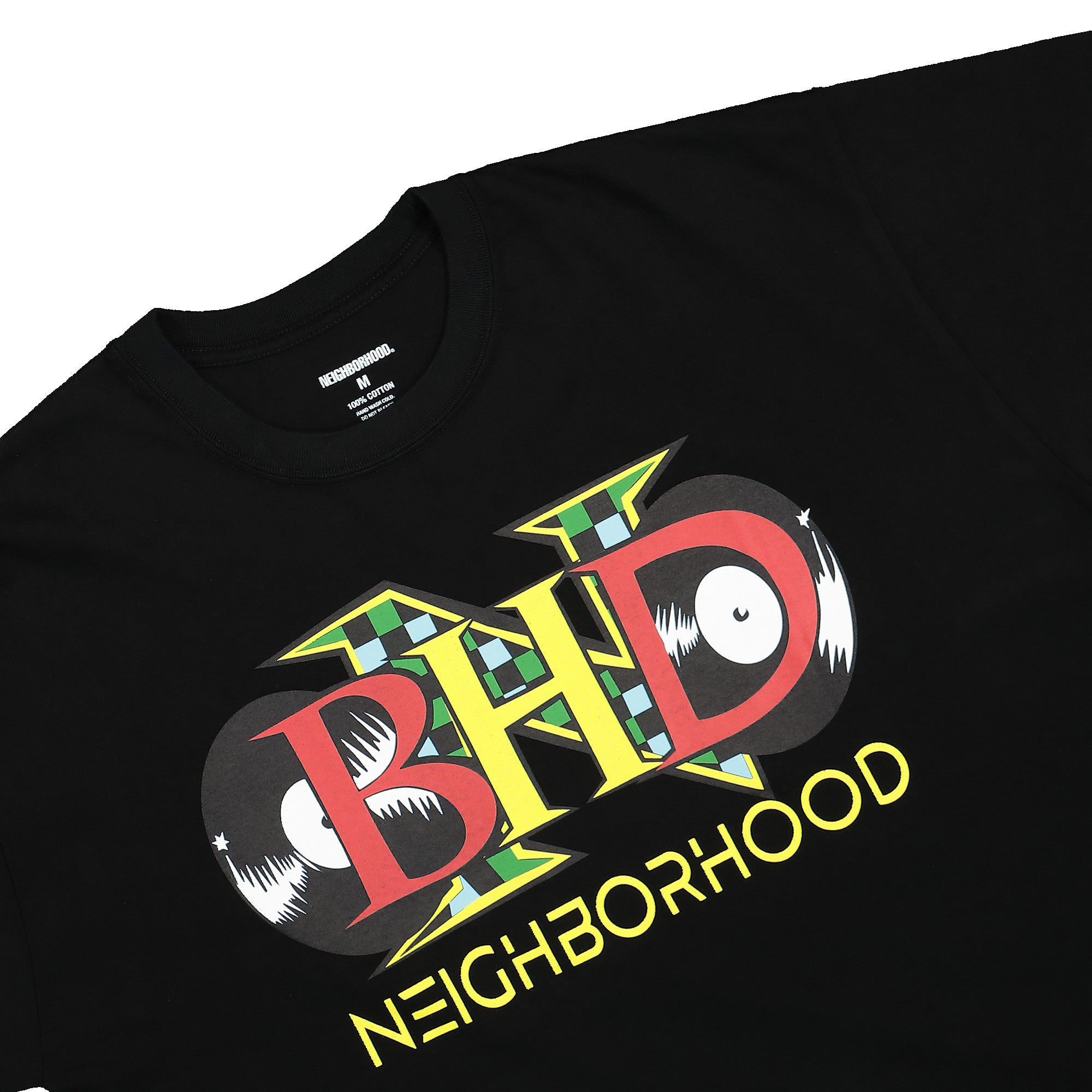 Neighborhood NH . Tee SS-22 Black T-Shirts Close-up | Overkill