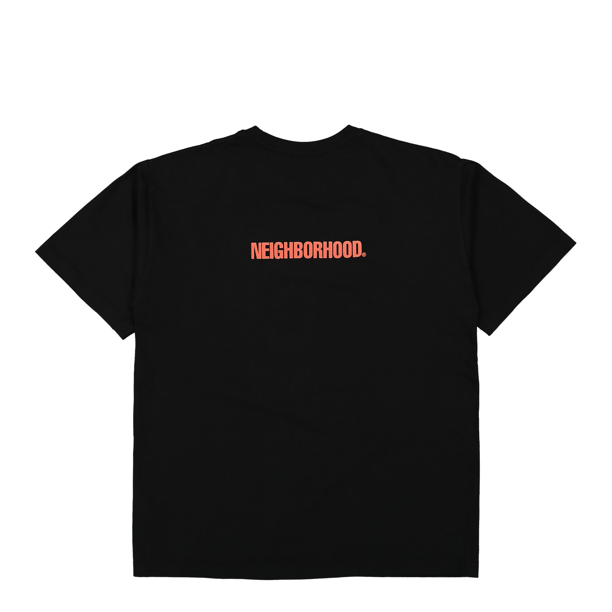 Neighborhood NH. Tee SS-29 Black T-Shirts Close-up | Overkill