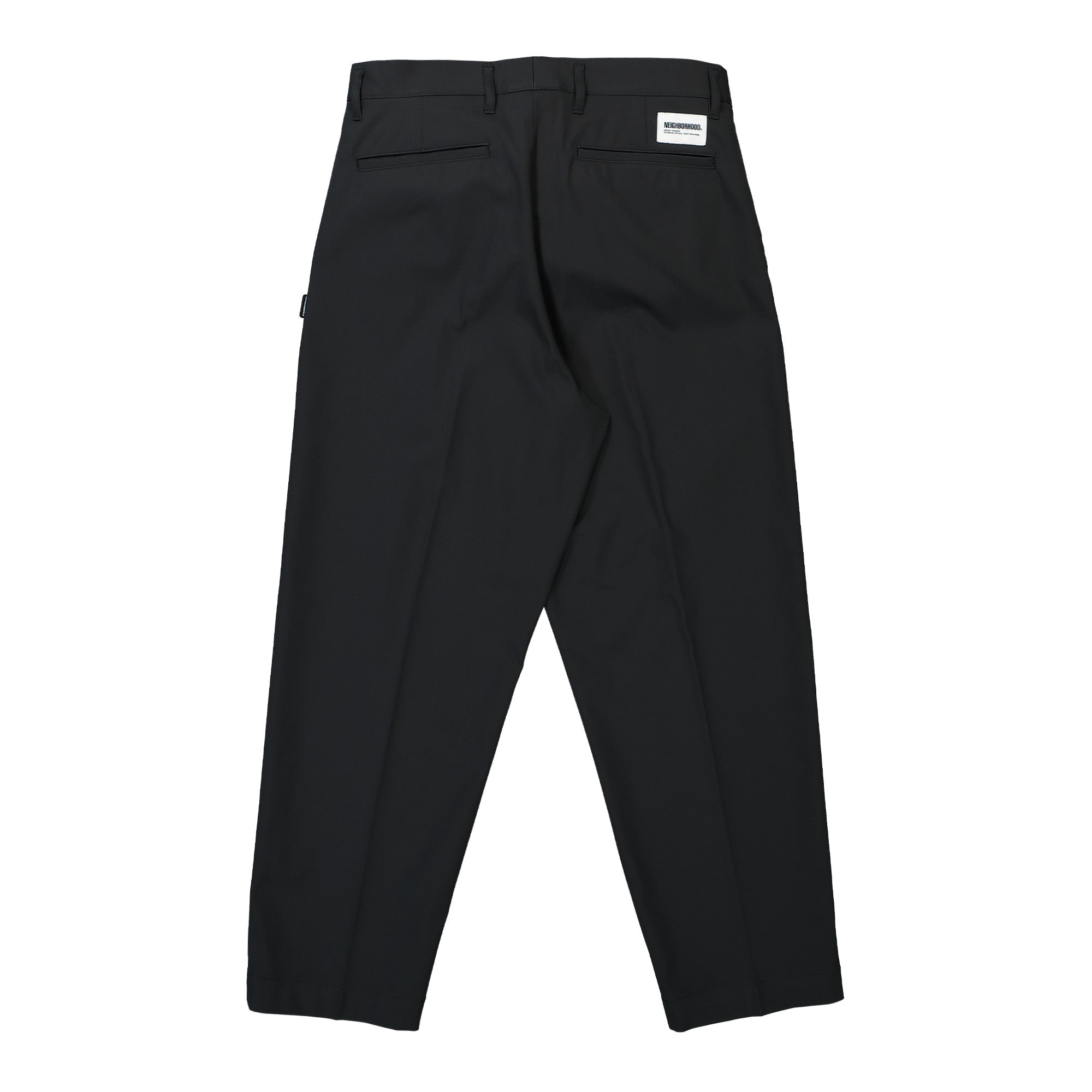 Neighborhood Tuck Pants Black Casual Pants Material | Overkill