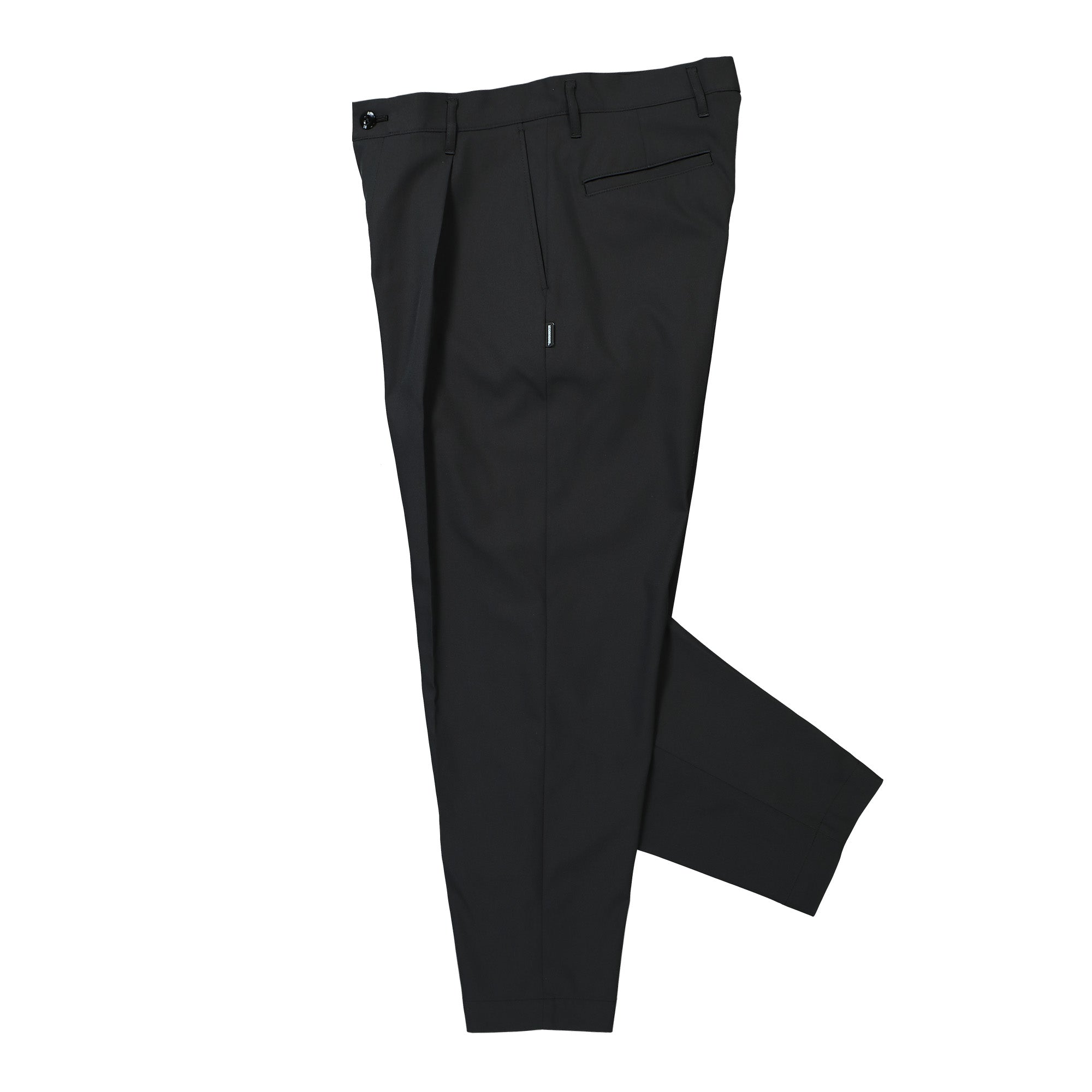Neighborhood Tuck Pants Black Casual Pants Close-up | Overkill