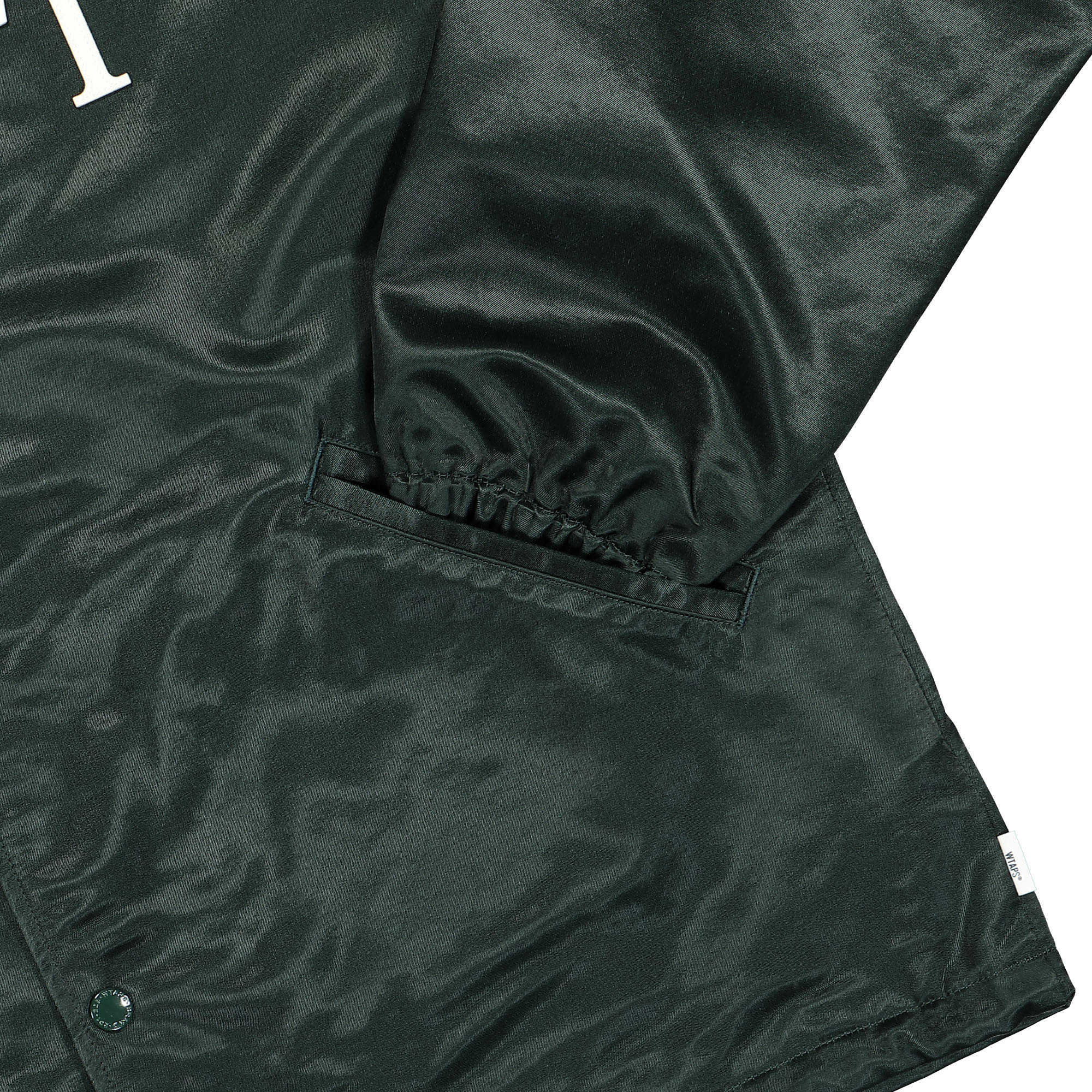 WTAPS Chief / Jacket / CTRY. Satin. League Green Jackets Detailfoto | Overkill
