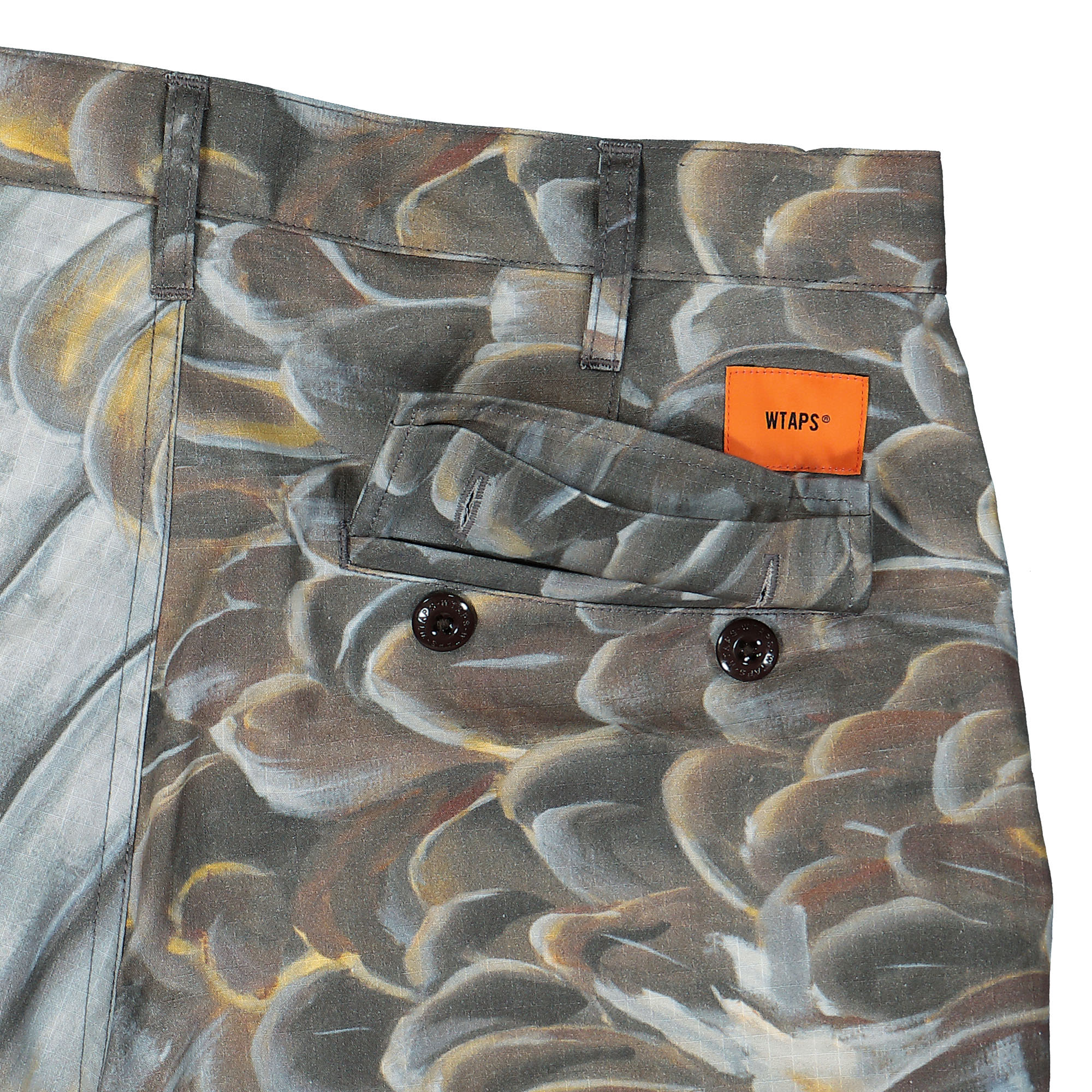 WTAPS MIL T9602 / Trousers / Cotton. Ripstop. Wed Camo. Identity Wed Camo Casual Pants Detail view 1 | Overkill