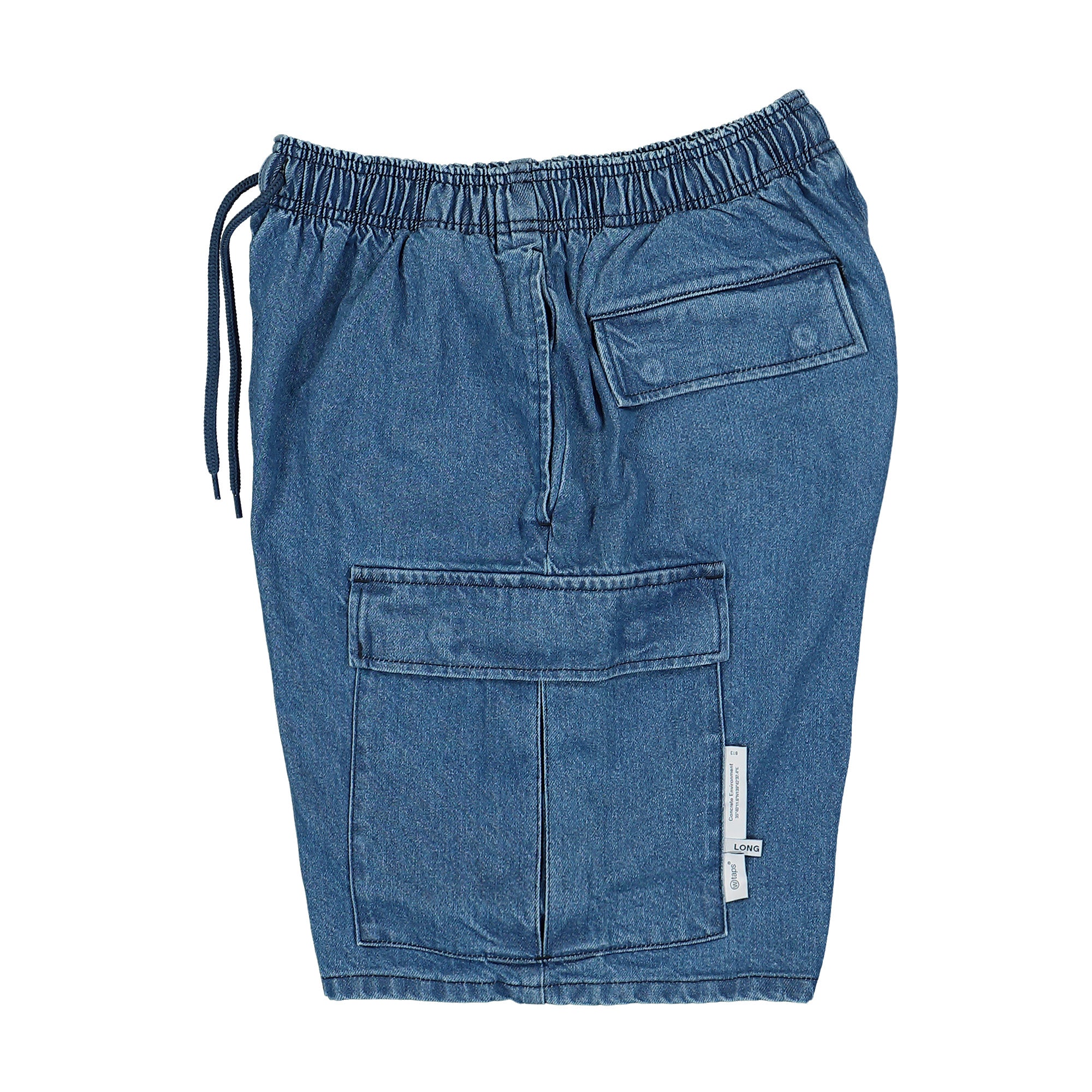 WTAPS MILS2301 / Shorts / Cotton. Denim Indigo Shorts Close-up | Overkill