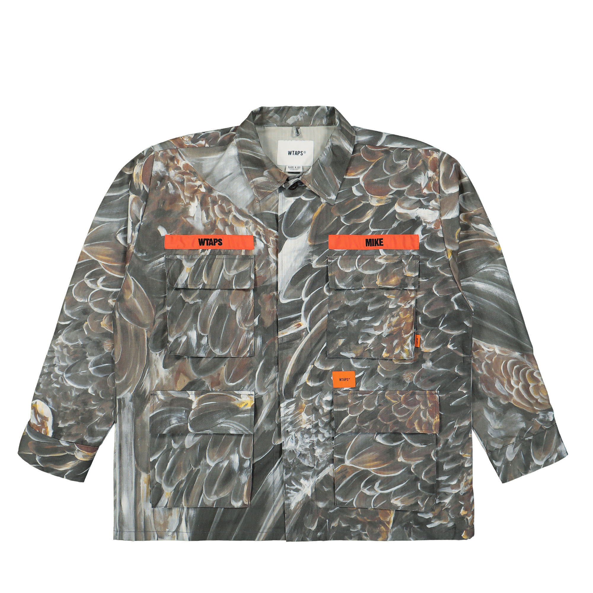 WTAPS JMOD 02 / LS / Cotton. Ripstop. Wed Camo. Identity Wed Camo Shirts 241WVDT-SHM02 / Wed Camo | Overkill